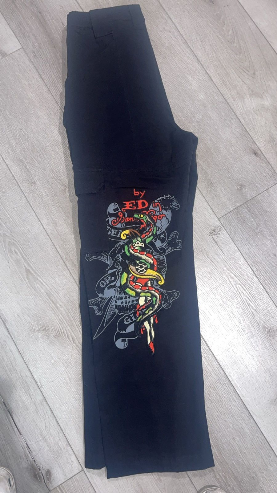 image of Ed Hardy X Unkown X Chief Keef in Black, Men's (Size 32)