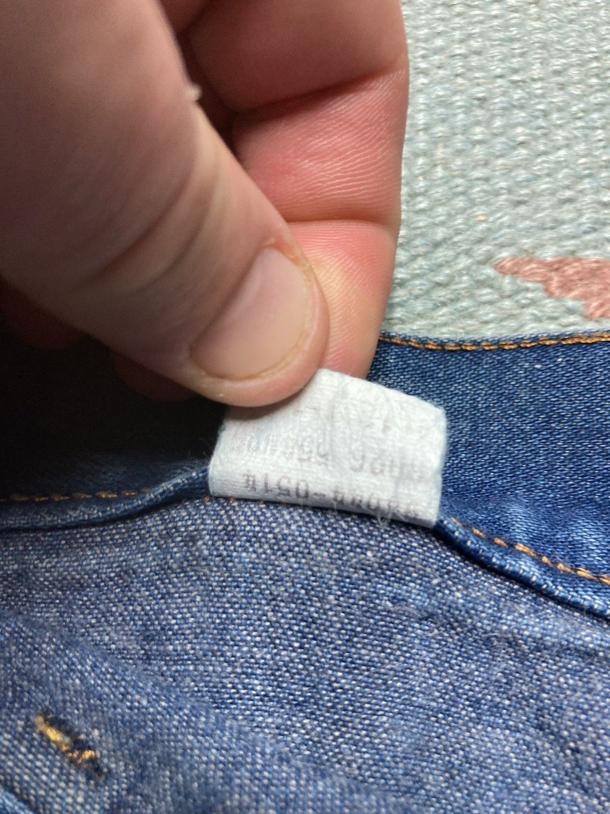 Levi's × Vintage 70s Levi’s denim skirt white tab dark preppy women’s 7 24” Size 24" / US 00 / IT 34 - 9 Thumbnail