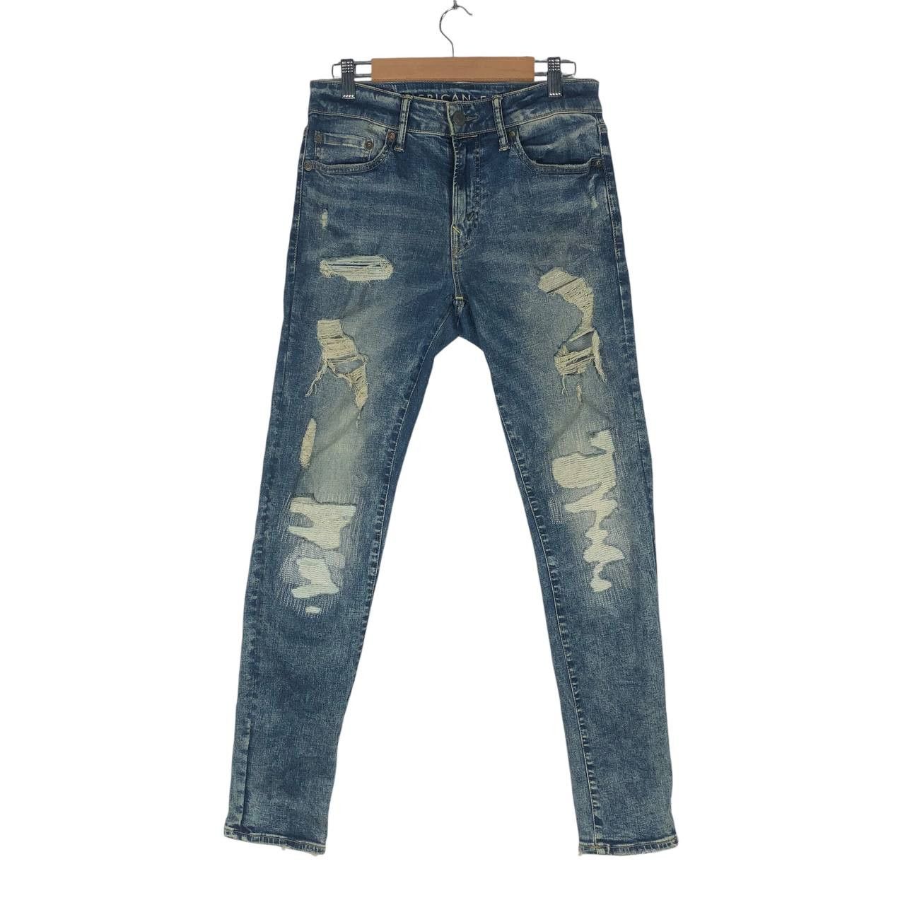 American Eagle Outfitters Vintage American Eagle super skinny Distressed Jean pant Size US 30 / EU 46 - 1 Thumbnail
