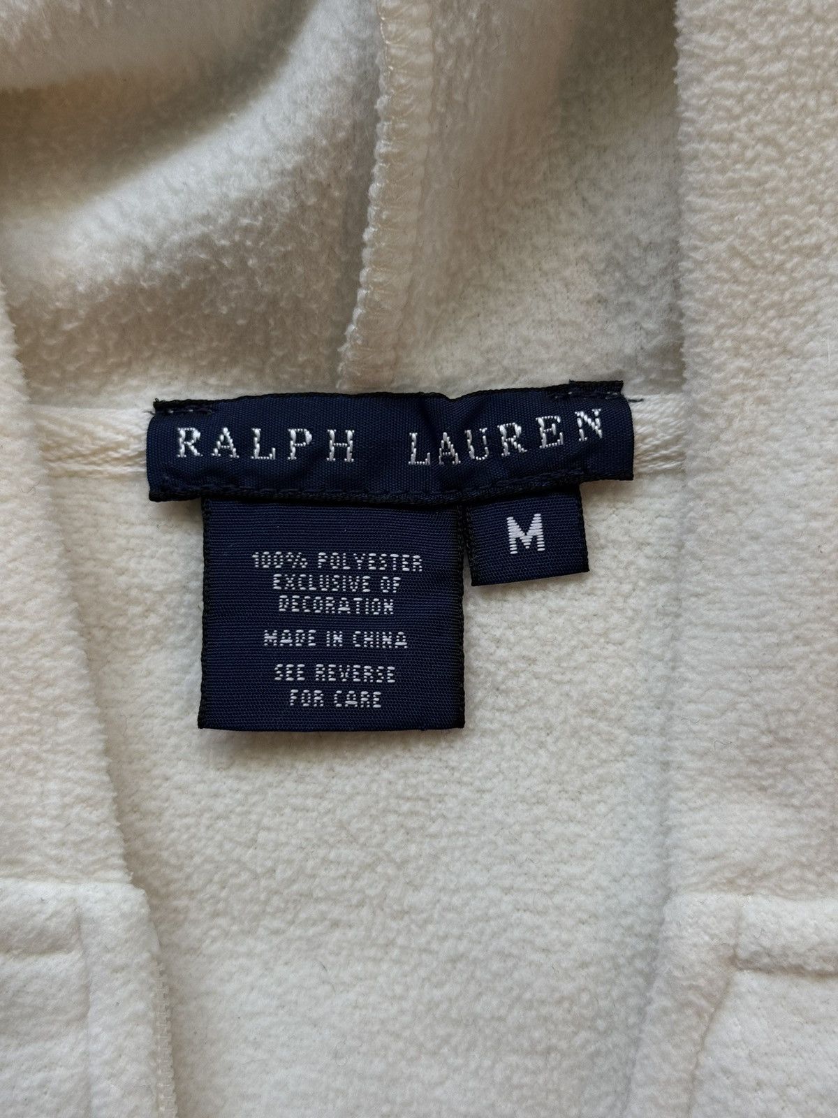 Polo Ralph Lauren Polo Ralph Lauren 1990s vintage fleece hoodie knit logo Size M / US 6-8 / IT 42-44 - 4 Thumbnail