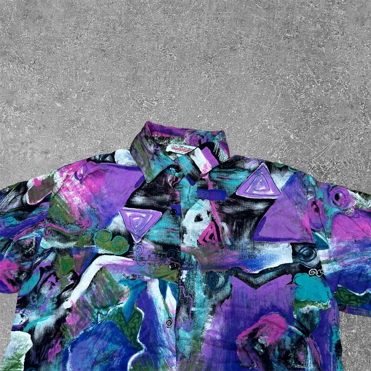 Vintage American Vintage 100% Rayon Button Up Shirt Womens Size 8 Size M / US 6-8 / IT 42-44 - 2 Thumbnail