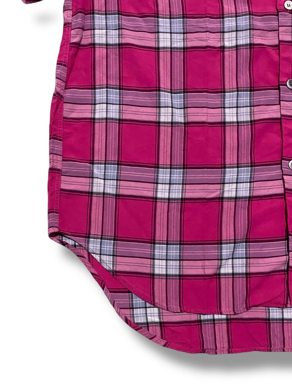 45rpm 45rpm Open Collar Plaid Shirt Size US L / EU 52-54 / 3 - 4 Thumbnail