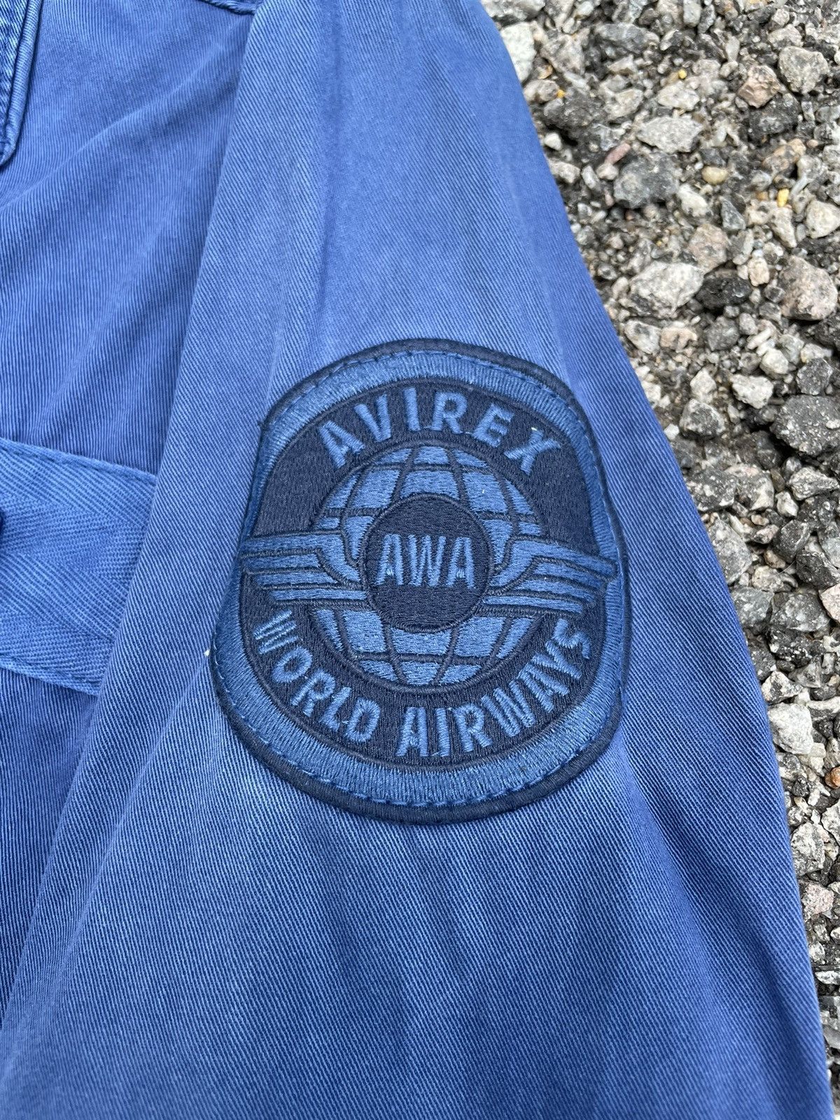 Avirex 🔥Accept Binding Offer🔥 Vintage AVIREX WORLD AIRWAYS Jacket Size US L / EU 52-54 / 3 - 7 Thumbnail