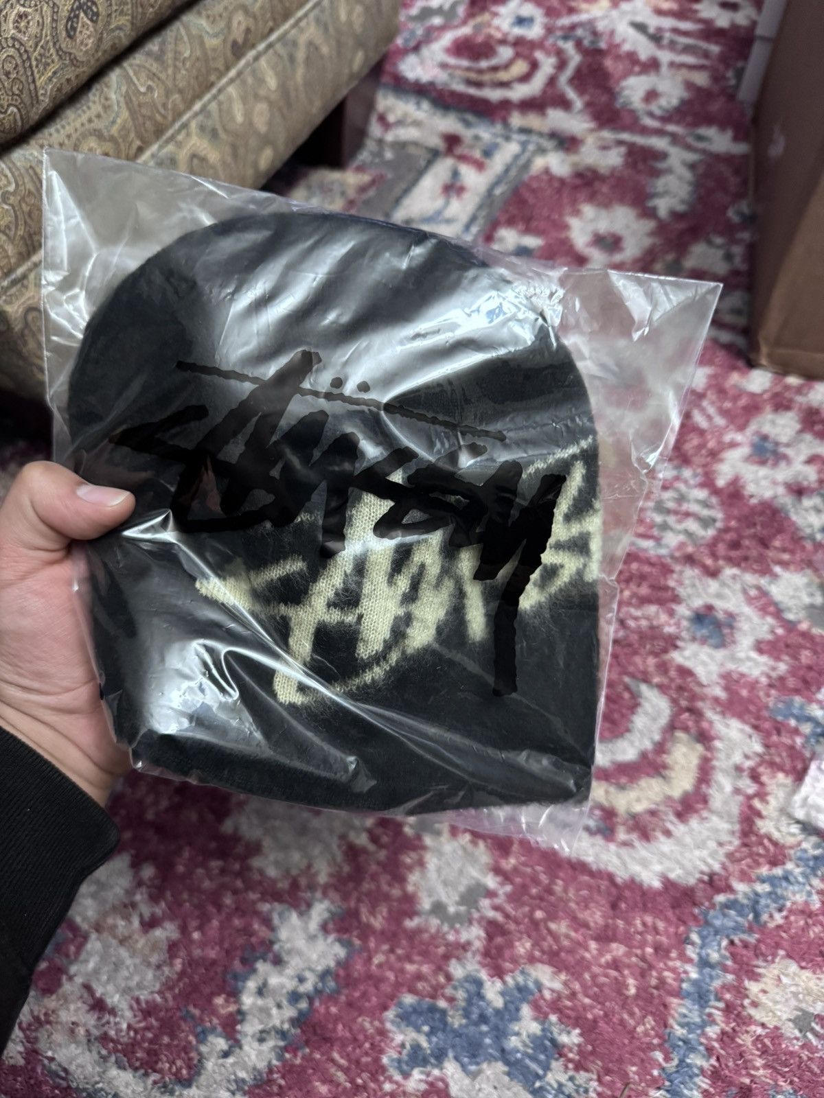 Stussy Stussy Brushed Out Stock Skullcap Black Size ONE SIZE - 2 Thumbnail