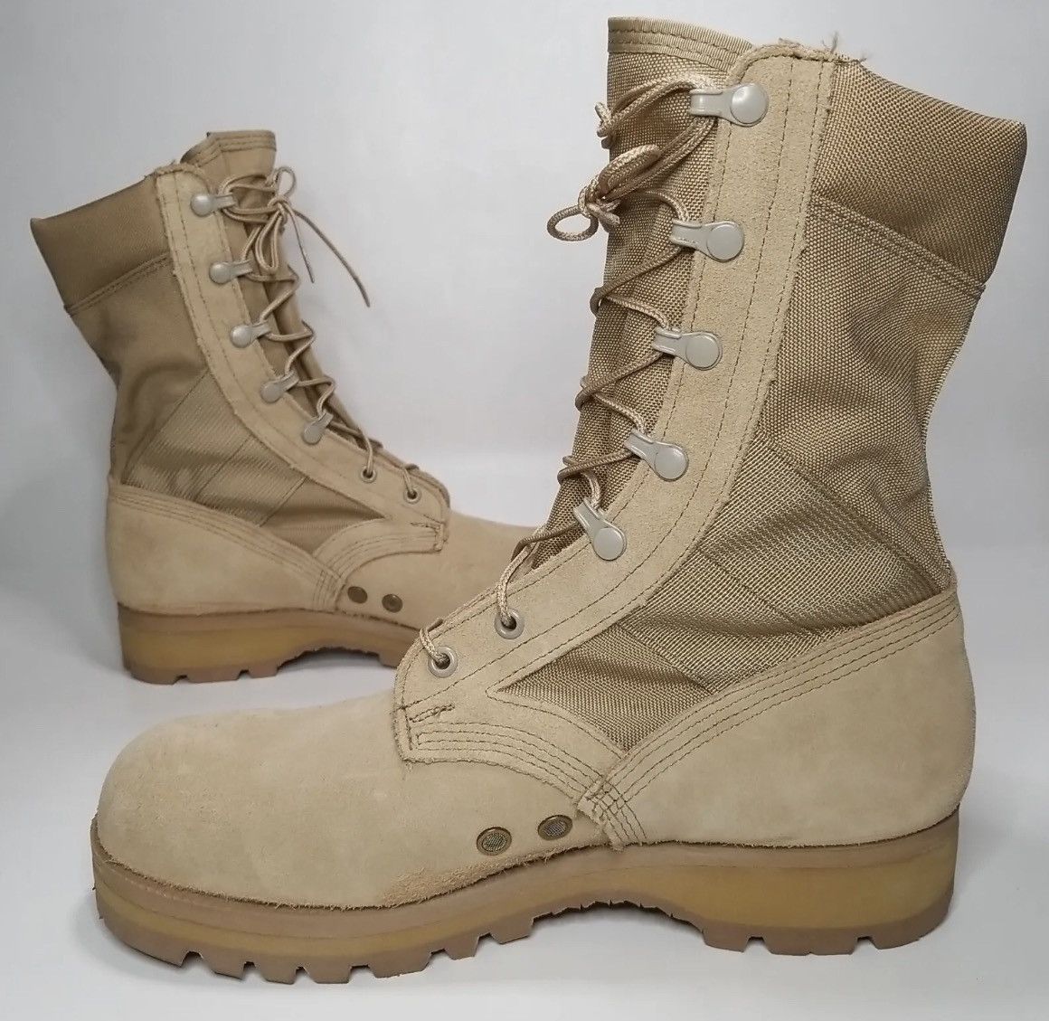 Other Vintage Desert Tan Military Combat Boots Size US 10 / EU 43 - 7 Thumbnail