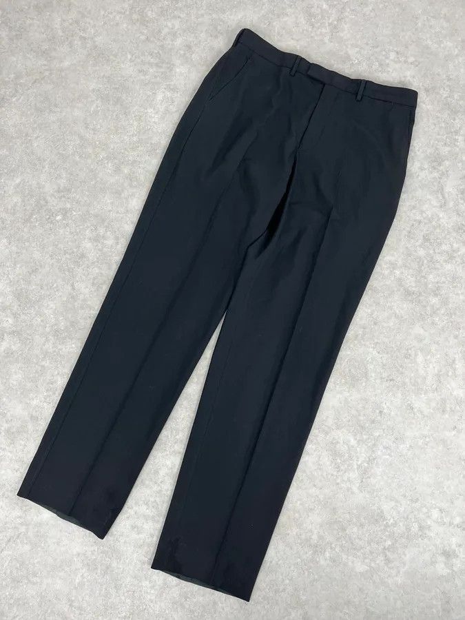 Prada 2000s Prada Black Minimalist Tailored Pants Size US 33 - 6 Thumbnail
