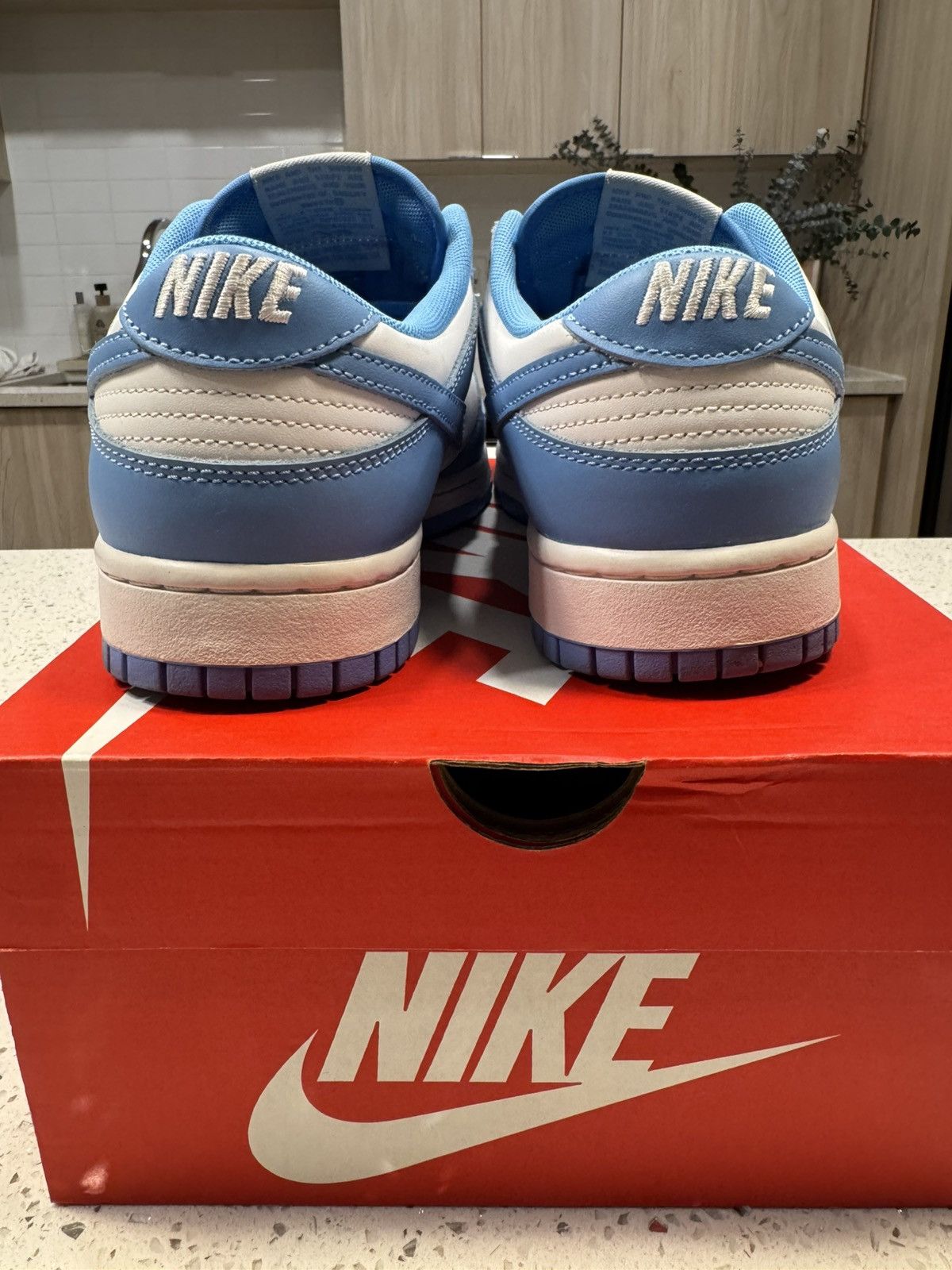 Nike Nike Dunk Low “UNC” Size US 9.5 / EU 42-43 - 4 Thumbnail