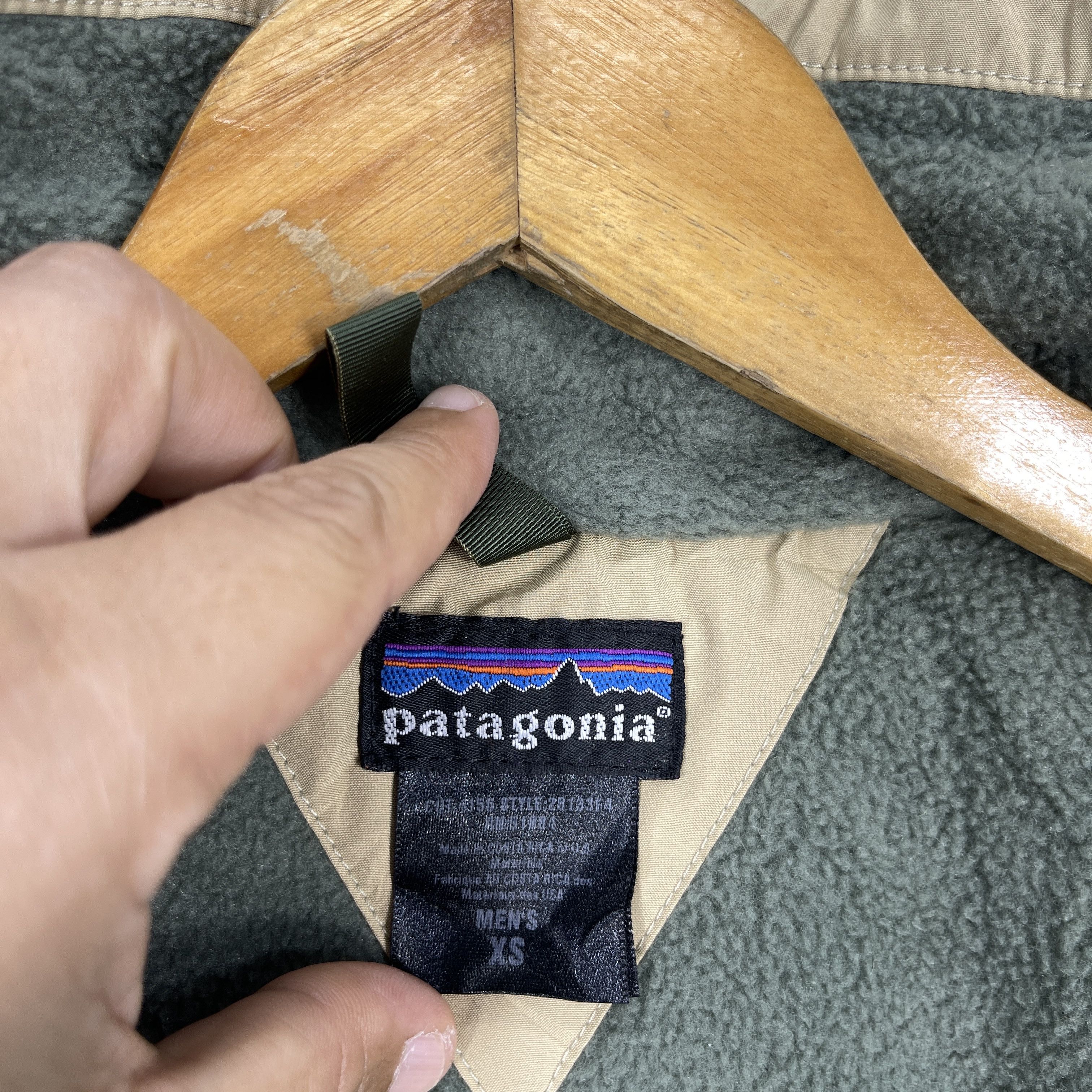 Patagonia Vintage PATAGONIA Mens Puffer Fleece Lined Jacket Men Size US XS / EU 42 / 0 - 4 Thumbnail