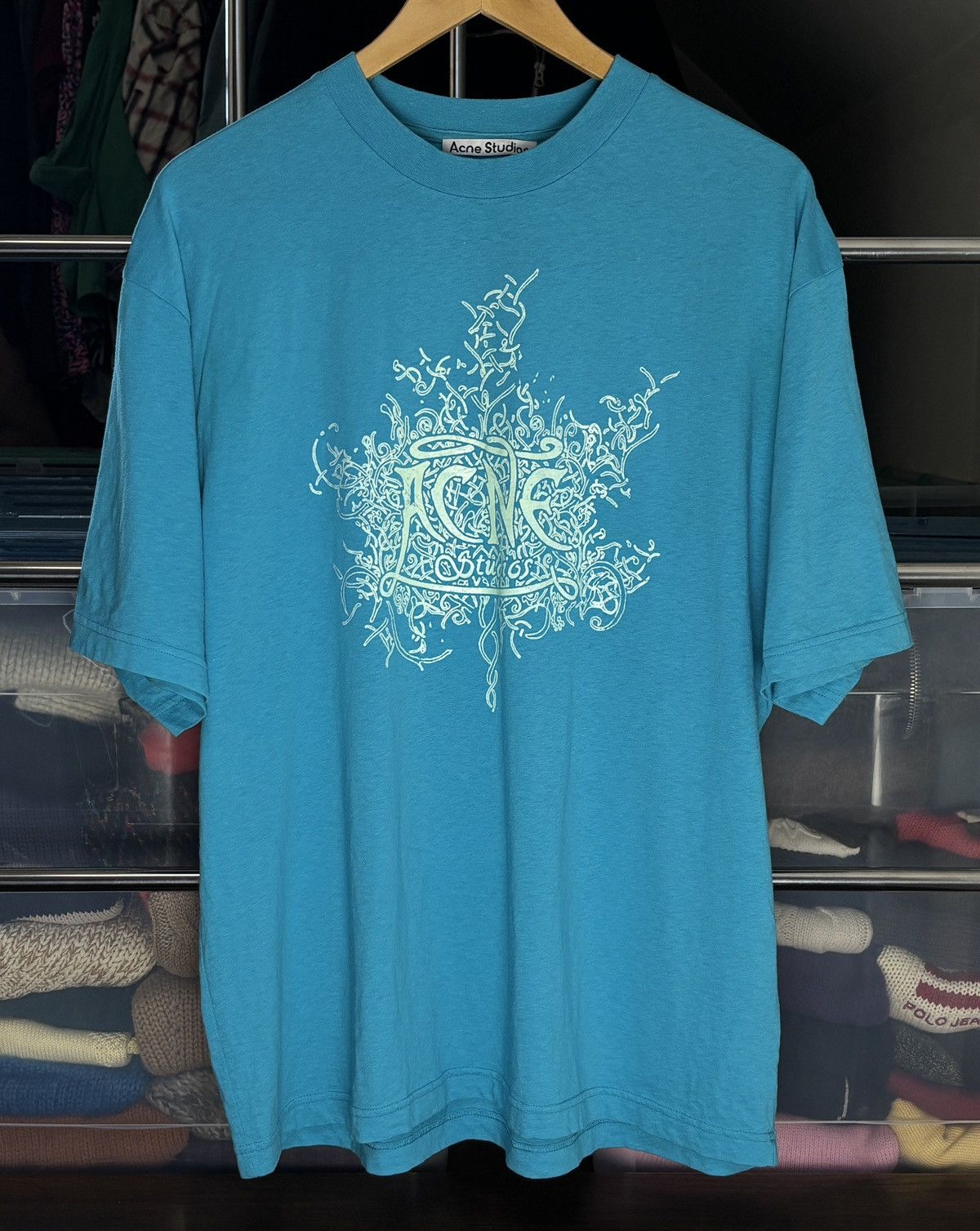 Acne Studios Acne Studios glow in the dark logo tee t-shirt Size US S / EU 44-46 / 1 - 1 Thumbnail