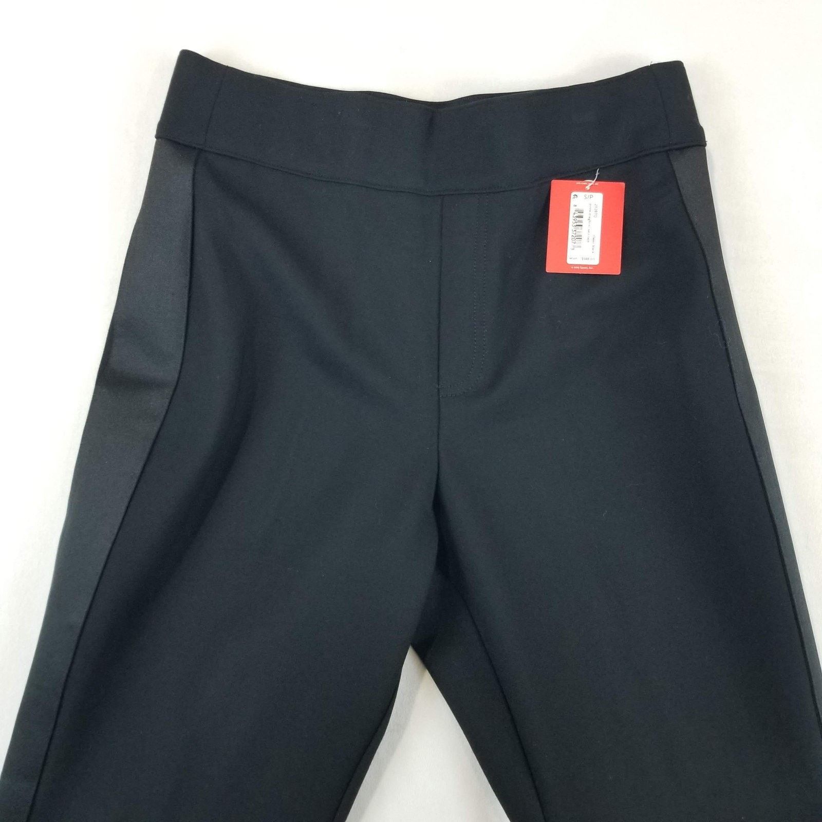 Spanx Spanx Pants Womens Small Petite Black Ponte Straight Satin Size 26" / US 2 / IT 38 - 4 Thumbnail
