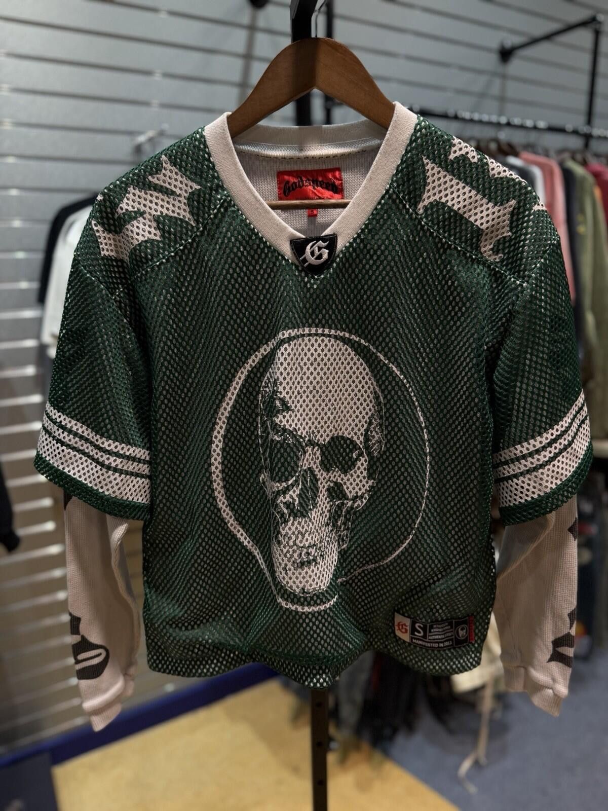 Godspeed God Speed TD Green Yellow White Layered jersey Size (Small) Size ONE SIZE - 1 Thumbnail
