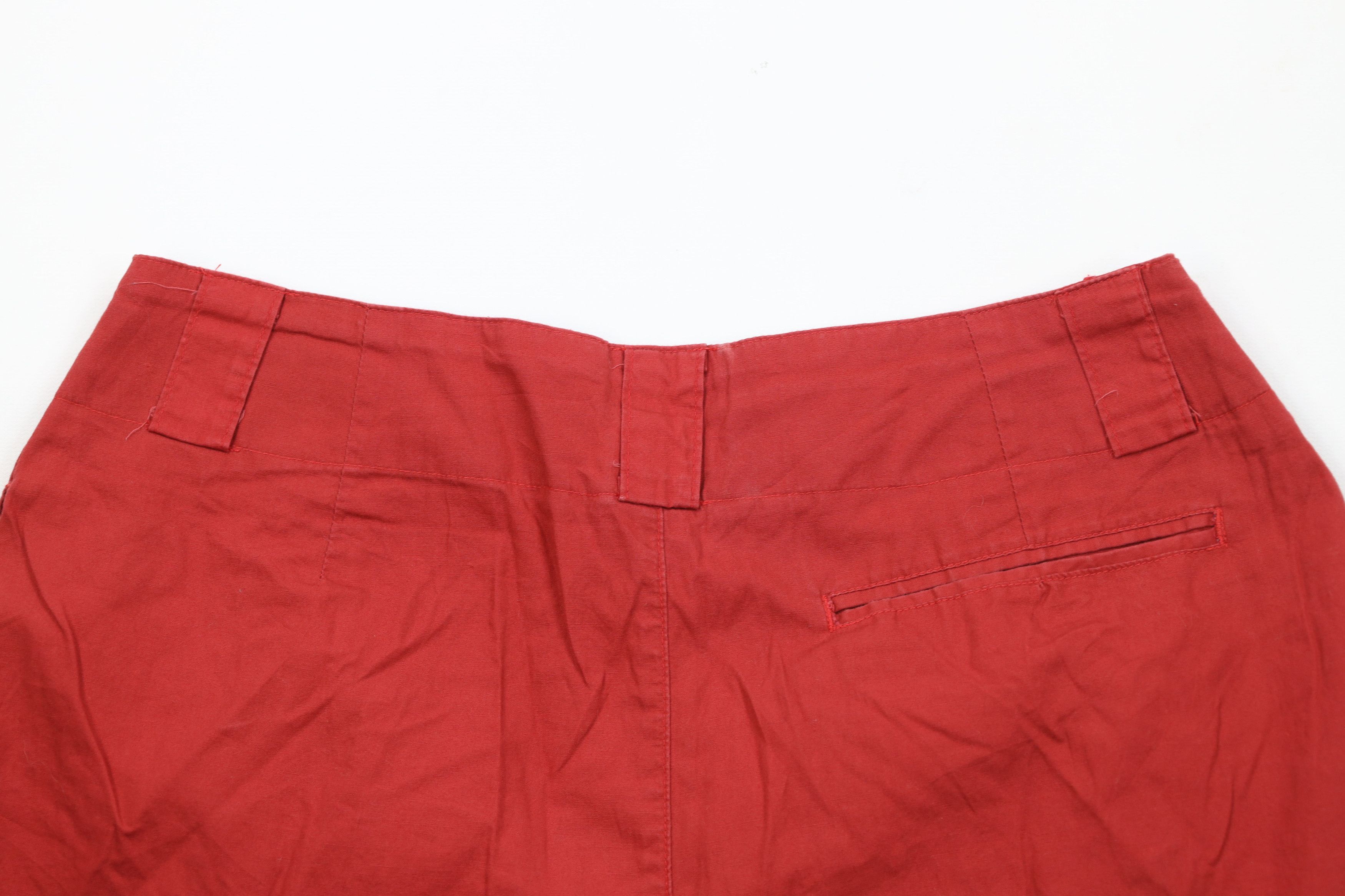 Calvin Klein Vintage 80s 90s Calvin Klein Fly Pleated Shorts Red Japan Size 28" / US 6 / IT 42 - 10 Thumbnail