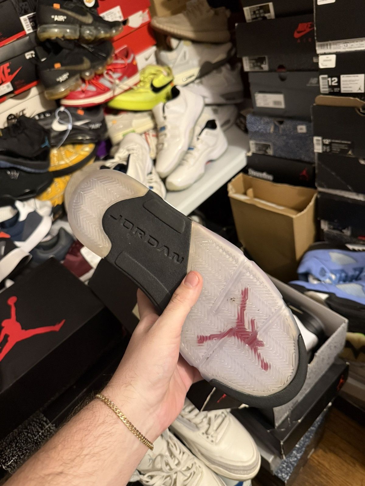 Jordan Brand Jordan retro 5 fire red sz 11.5 Size US 11.5 / EU 44-45 - 4 Thumbnail