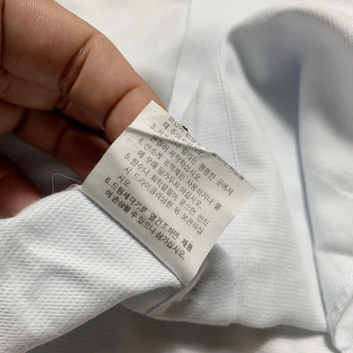Givenchy Givenchy Simply Baby Blue Pocket Shirt Button Up Size US L / EU 52-54 / 3 - 9 Thumbnail
