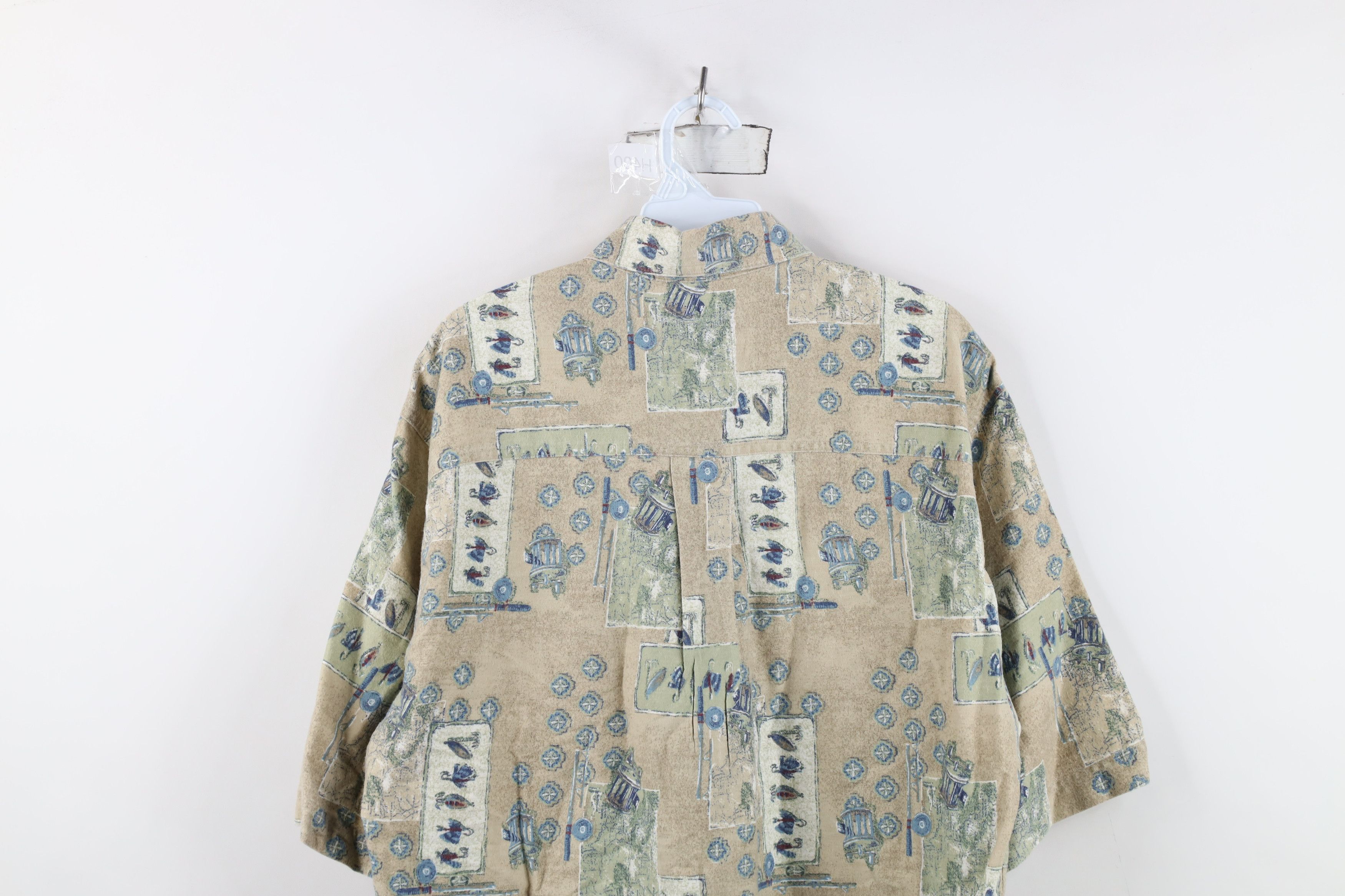 Woolrich Woolen Mills Vintage 90s Woolrich All Over Print Button Down Shirt Size US M / EU 48-50 / 2 - 10 Thumbnail