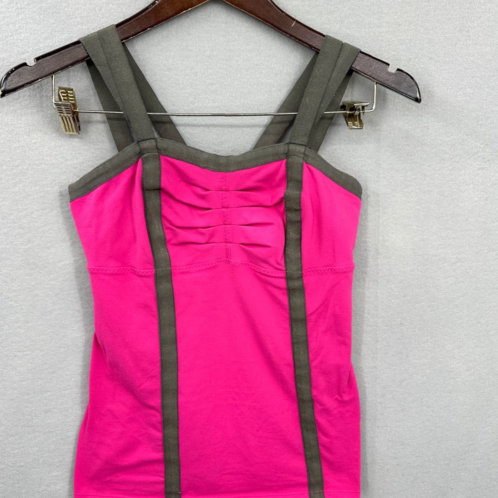 Lululemon Lululemon Insight Double Strap Tank Top Womens 6 Pink Ruched Strappy Preppy Size M / US 6-8 / IT 42-44 - 5 Thumbnail