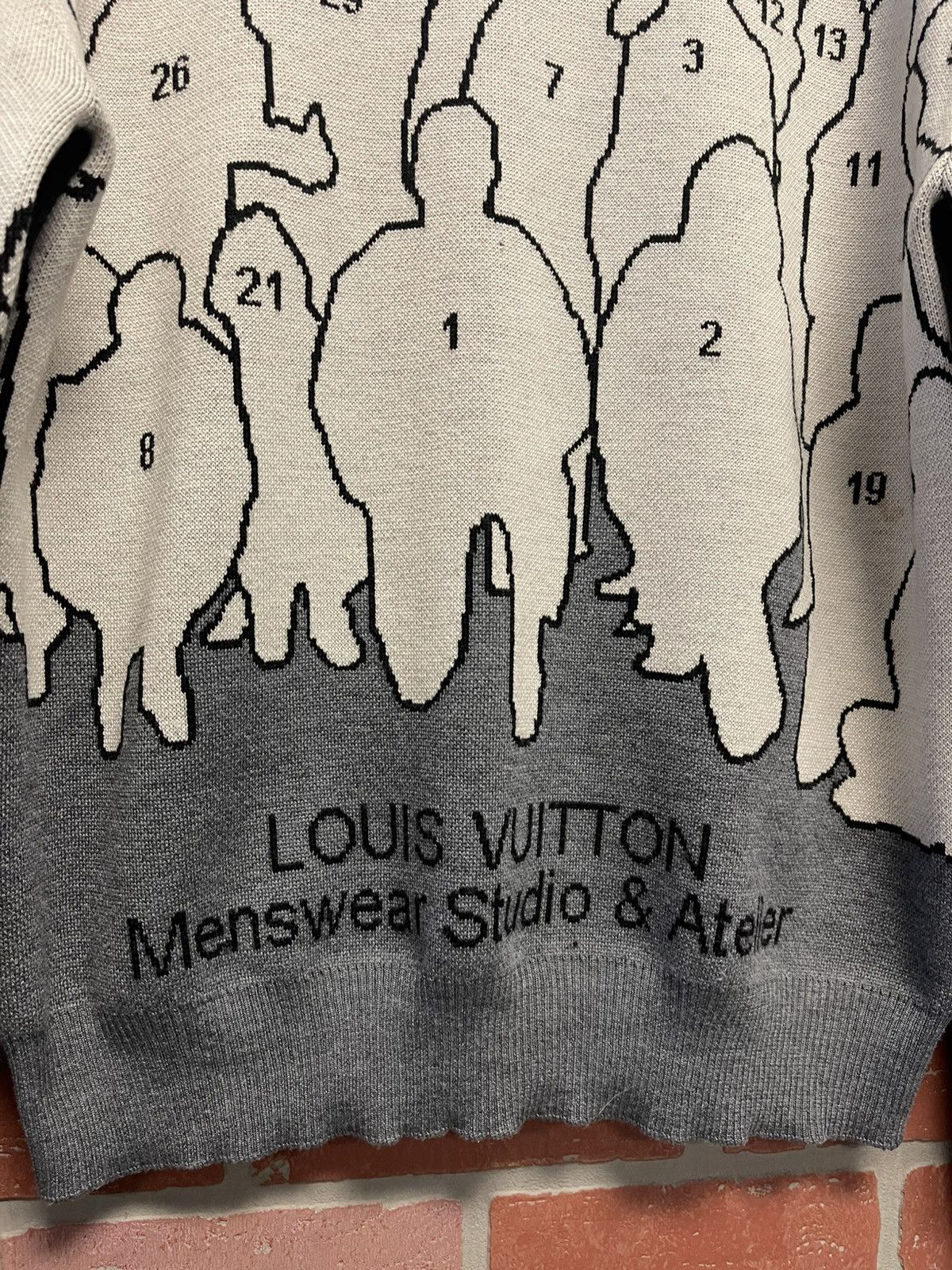 Louis Vuitton Size L - Louis Vuitton x Virgil Studio Jacquard Pullover Size US L / EU 52-54 / 3 - 4 Thumbnail