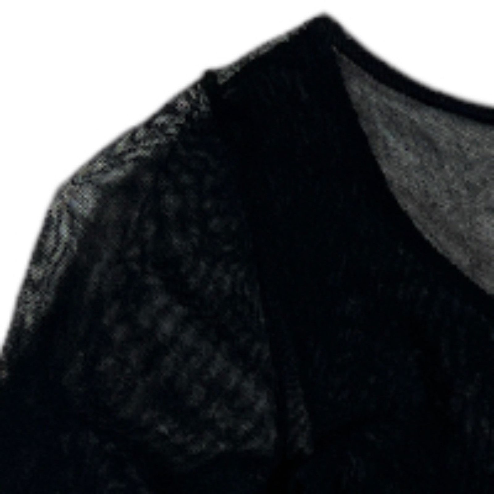 Moschino Moschino Mesh Black Top | Size 6 Size M / US 6-8 / IT 42-44 - 5 Thumbnail