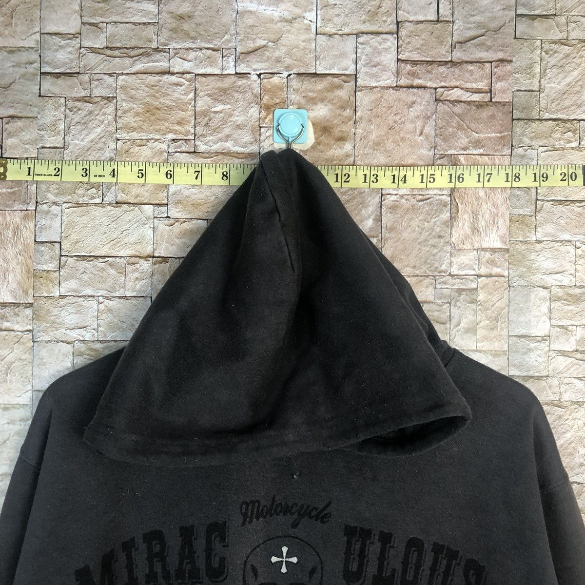 Bullet Noise Bullet Noise Mirac Motorcycle skull Ulous Grey Hoodie #A34 Size US L / EU 52-54 / 3 - 4 Thumbnail