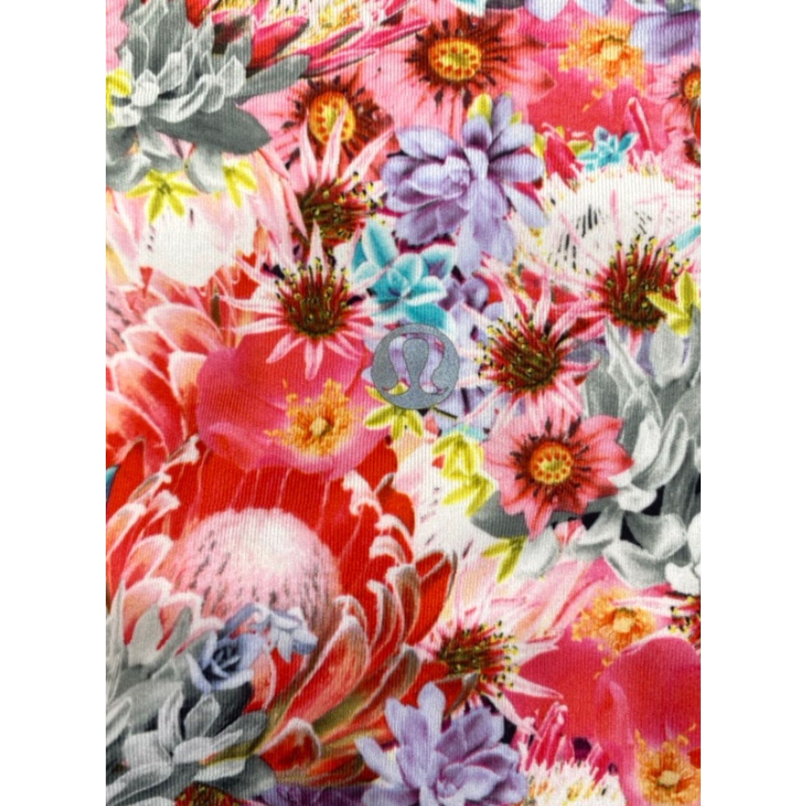 Lululemon Lululemon Wunder Under Crop Leggings Women's 10 Multicolor Flowabunga Print Cropped Activewear Size 32" / US 10 / IT 46 - 3 Thumbnail