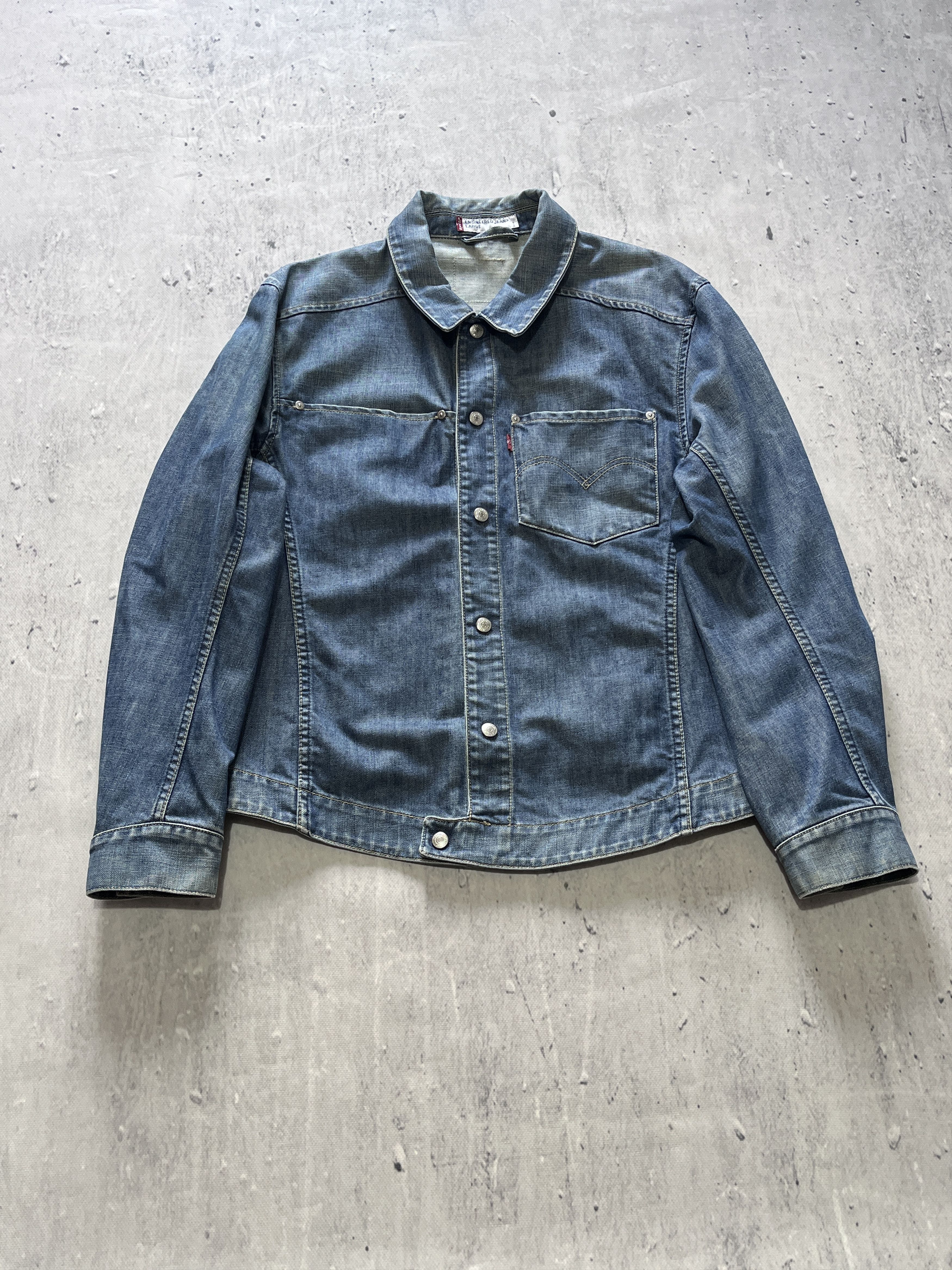 Levi's LEVI'S ENGINEERED JEANS VINTAGE 2002 DENIM JACKET Size US L / EU 52-54 / 3 - 1 Thumbnail