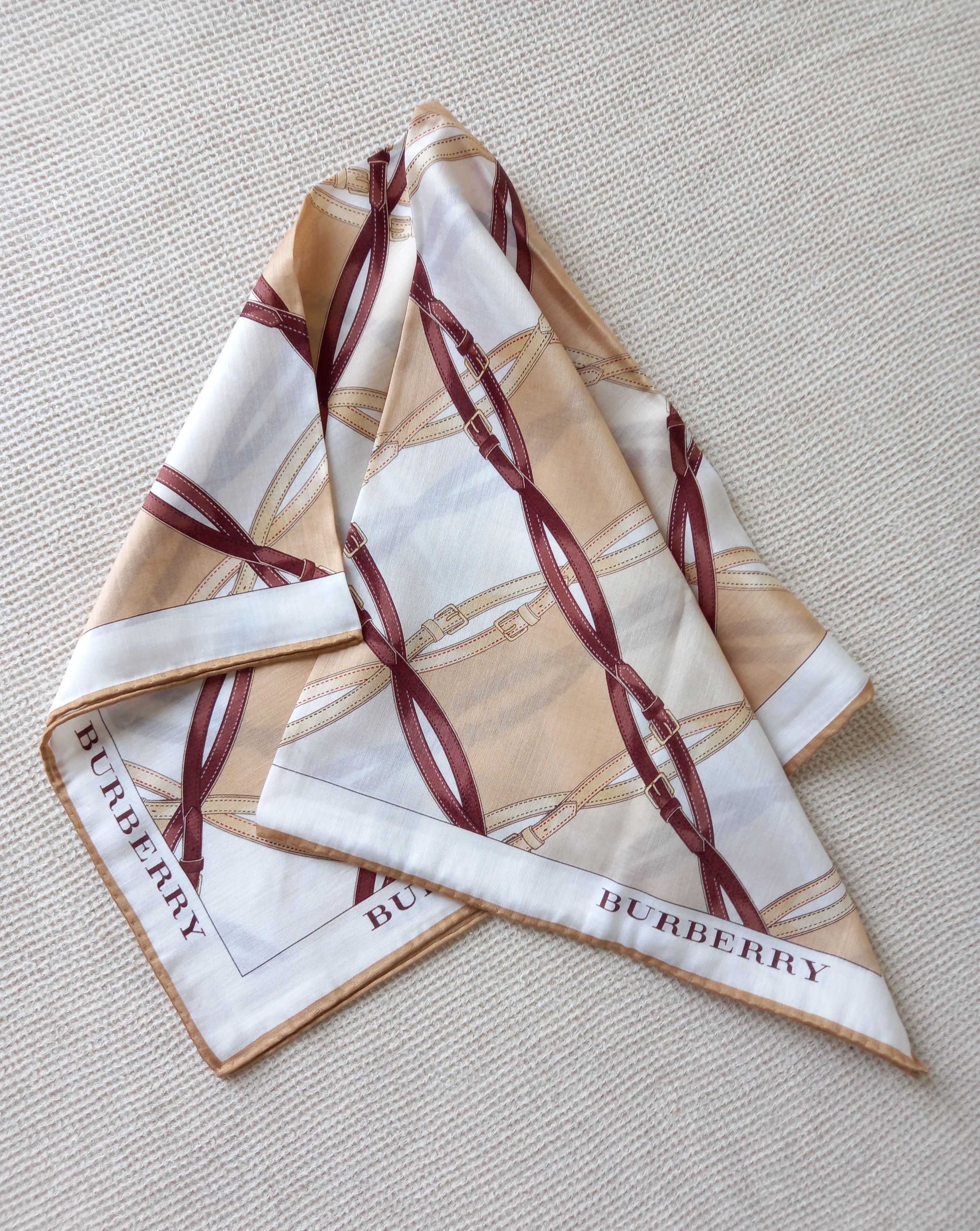 Burberry × Vintage NEW Burberry bandana/handkerchief/scarf Size ONE SIZE - 2 Thumbnail