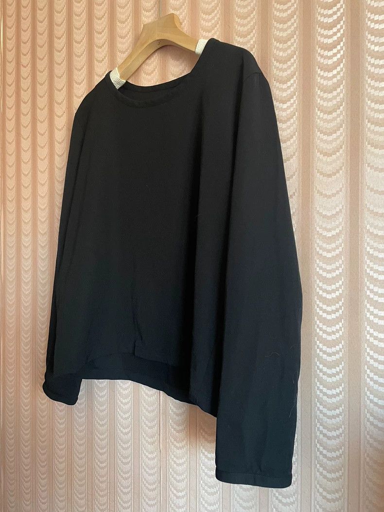 Y's Y's Black Blouse Long Sleeve Size US M / EU 48-50 / 2 - 3 Thumbnail