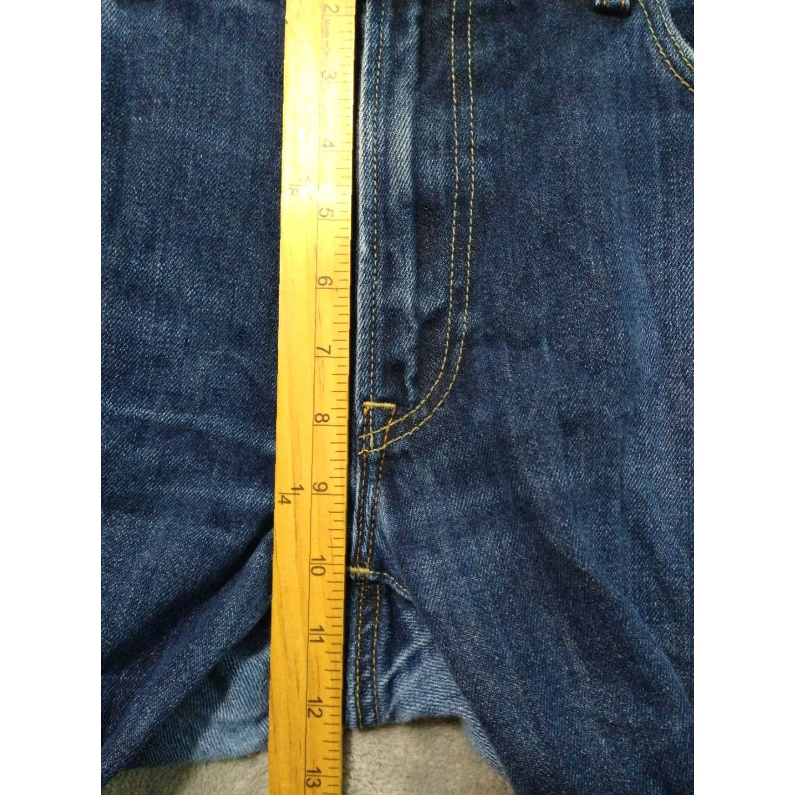 Uniqlo UNIQLO Jeans Men 36x34 Denim Straight Leg Mid Rise Regular Fit Blue 5-Pocket Mens 36 Waist 34 Inseam Stretch Regular Type: Jeans Size US 36 / EU 52 - 4 Thumbnail