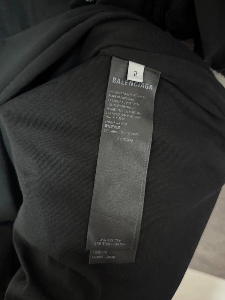 Balenciaga Balenciaga Black Ai Generated Destruction short sleeve log Size US M / EU 48-50 / 2 - 4 Thumbnail