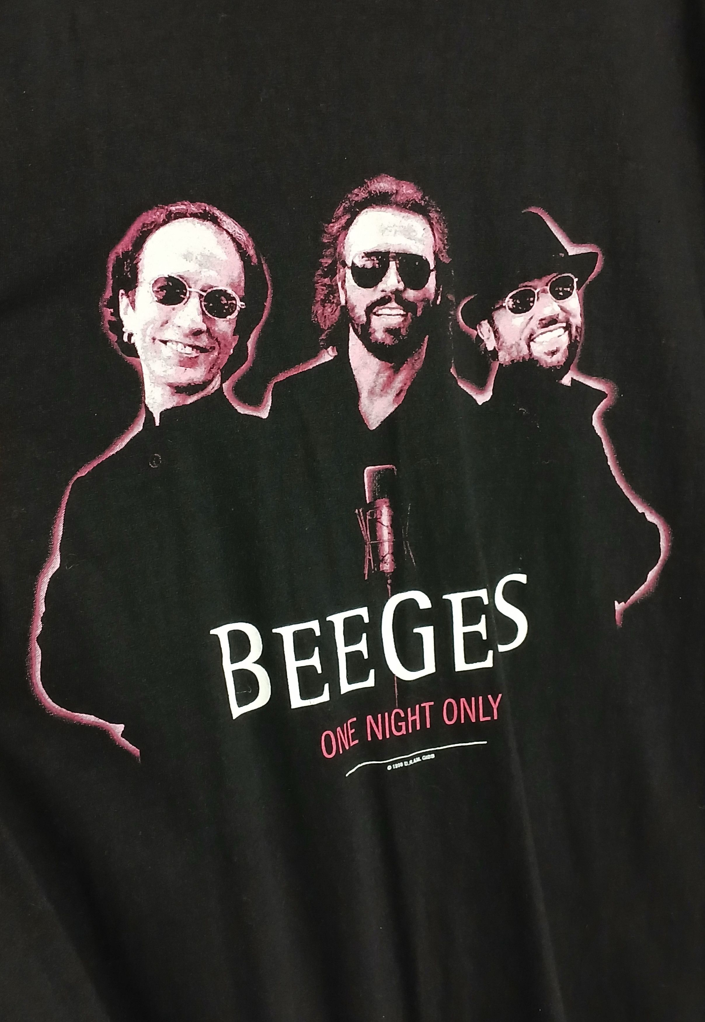 Band Tees Vintage 1998 Bee Gees One Night Only T-Shirt Size US L / EU 52-54 / 3 - 3 Thumbnail
