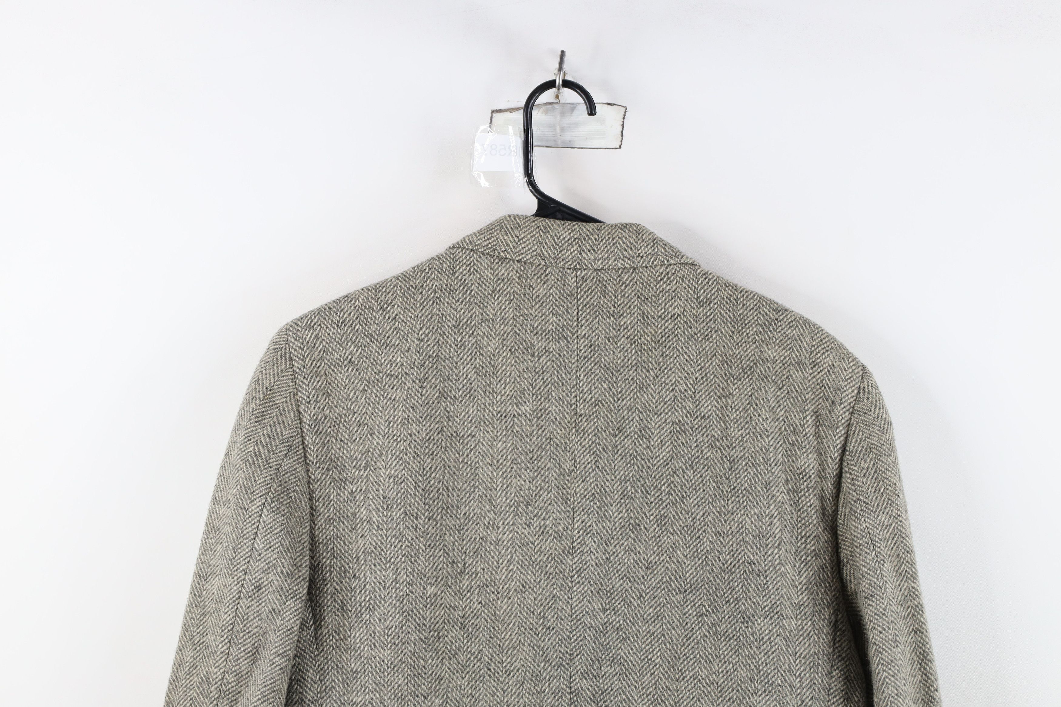 Vintage Vintage 90s Streetwear Herringbone Suit Coat Blazer Jacket Size US L / EU 52-54 / 3 - 13 Thumbnail