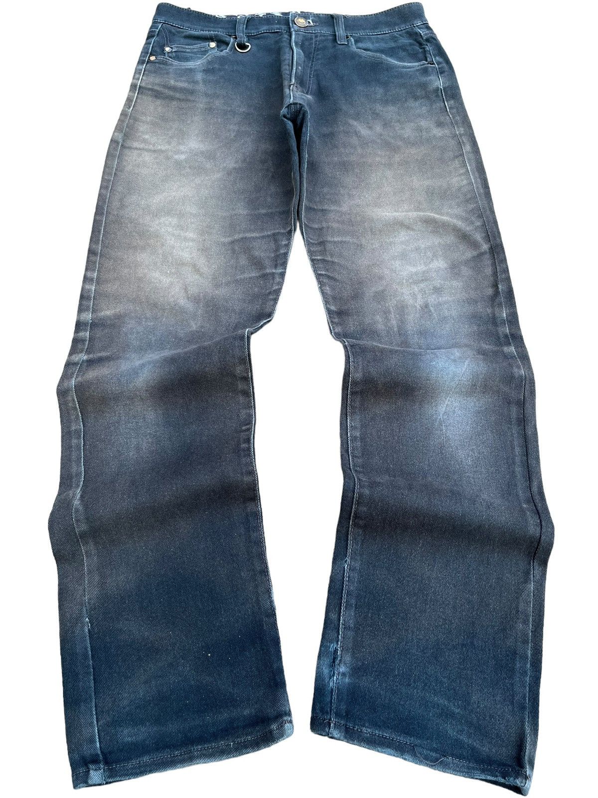 Japanese Brand Vintage Japanese Black Mud Faded Washed Chimayo Pocket Jeans Size US 31 - 1 Thumbnail