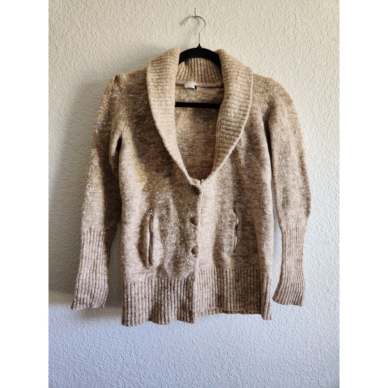 J.Crew Y2k J. Crew Women's Knit Low Cut Cardigan Sweater Lg Size L / US 10 / IT 46 - 1 Thumbnail