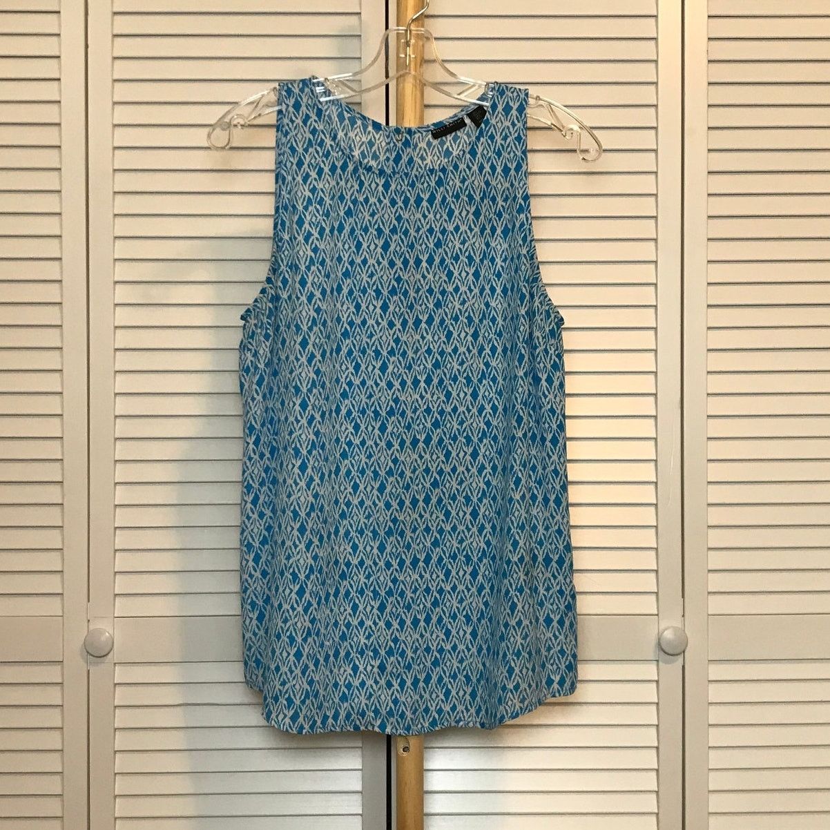 Other Willie Smith Vintage Blue Scoop Sleeveless Blouse Women L Size L / US 10 / IT 46 - 1 Thumbnail