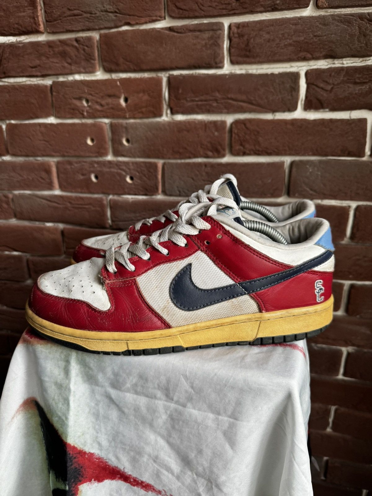 Nike Nike Dunk Low 2004 Vintage Supreme Court Sneakers Hype Rare Size US 9 / EU 42 - 2 Thumbnail