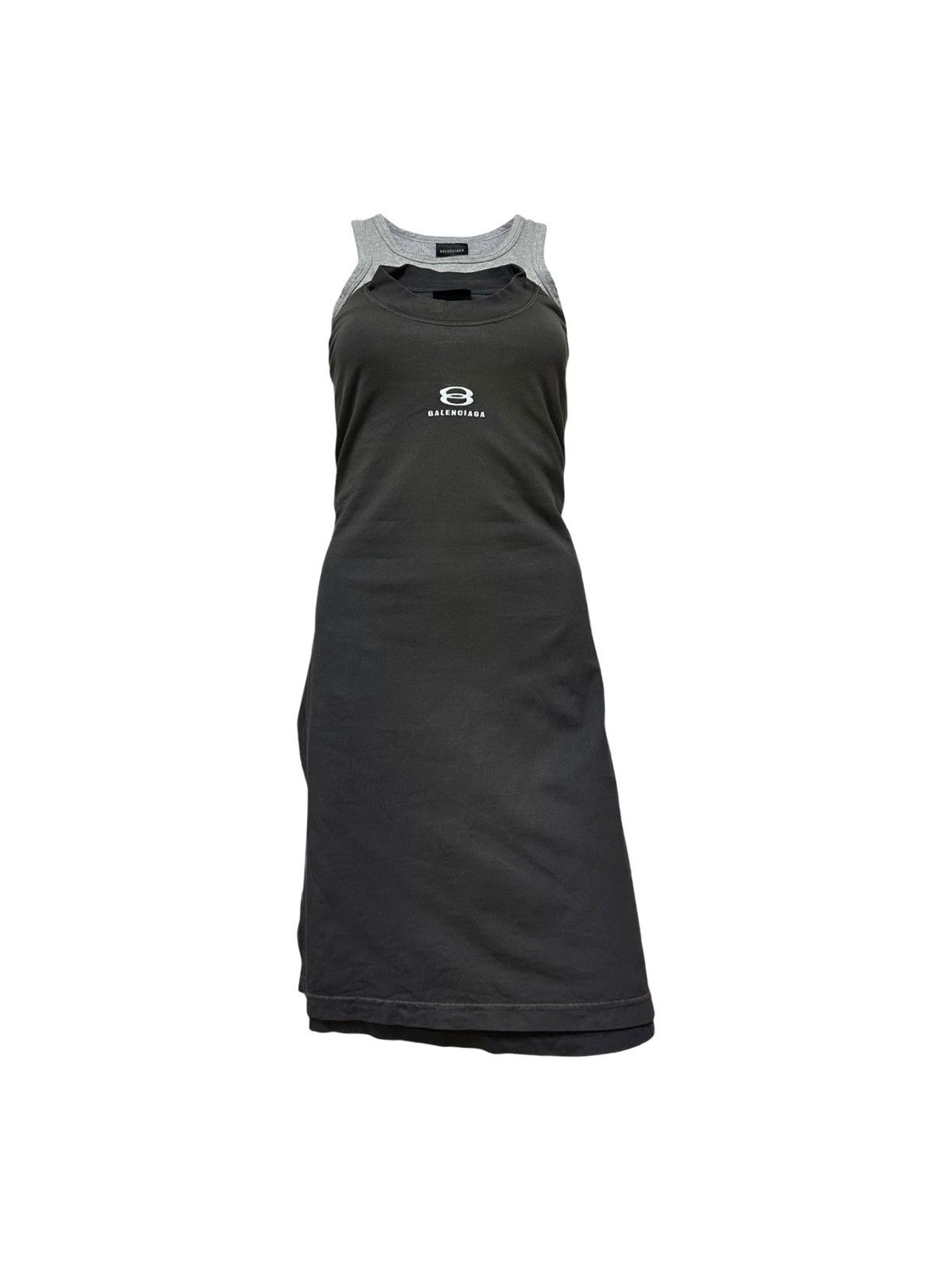 Balenciaga BALENCIAGA Pre Fall 2024 Layered Sleeveless Midi Dress | Grailed