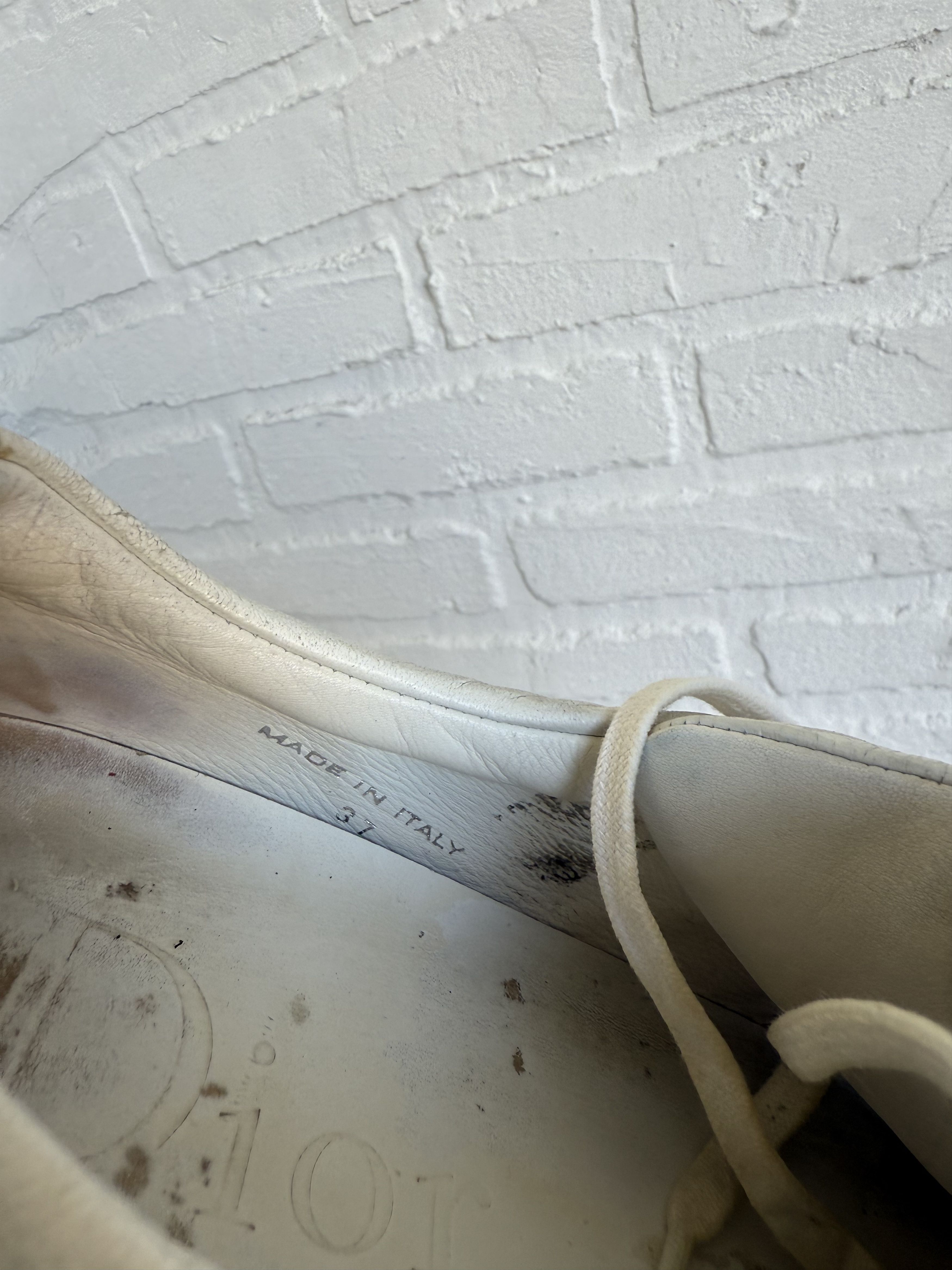 Dior Vintage y2k Dior x Hedi Slimane metal logo sneakers Size US 7 / IT 37 - 7 Thumbnail