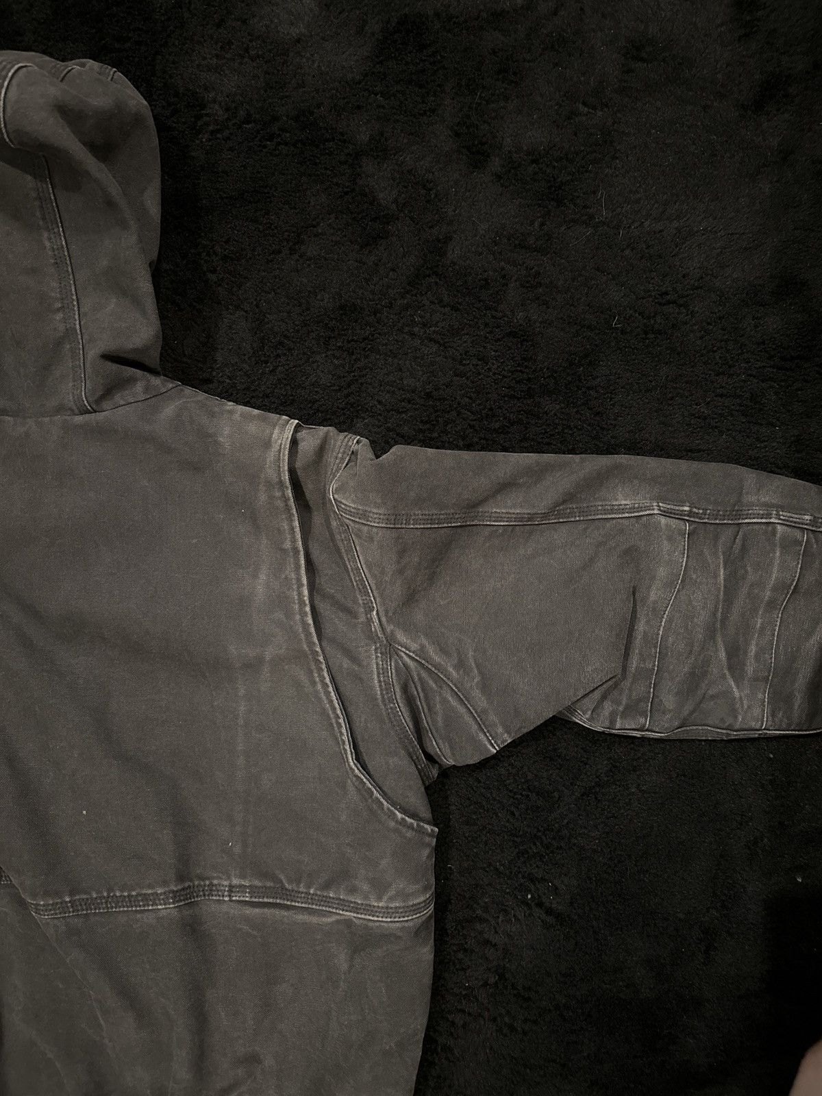 Carhartt × Vintage Carhartt Vintage Black Faded Workwear Jacket Size US L / EU 52-54 / 3 - 8 Thumbnail