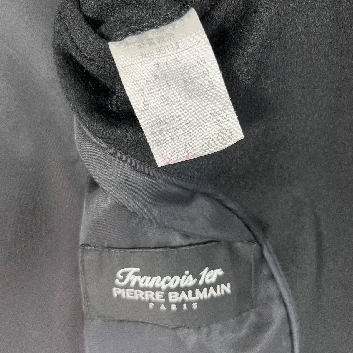 Balmain Pierre Balmain Men’s Wool Coat Size US L / EU 52-54 / 3 - 8 Thumbnail