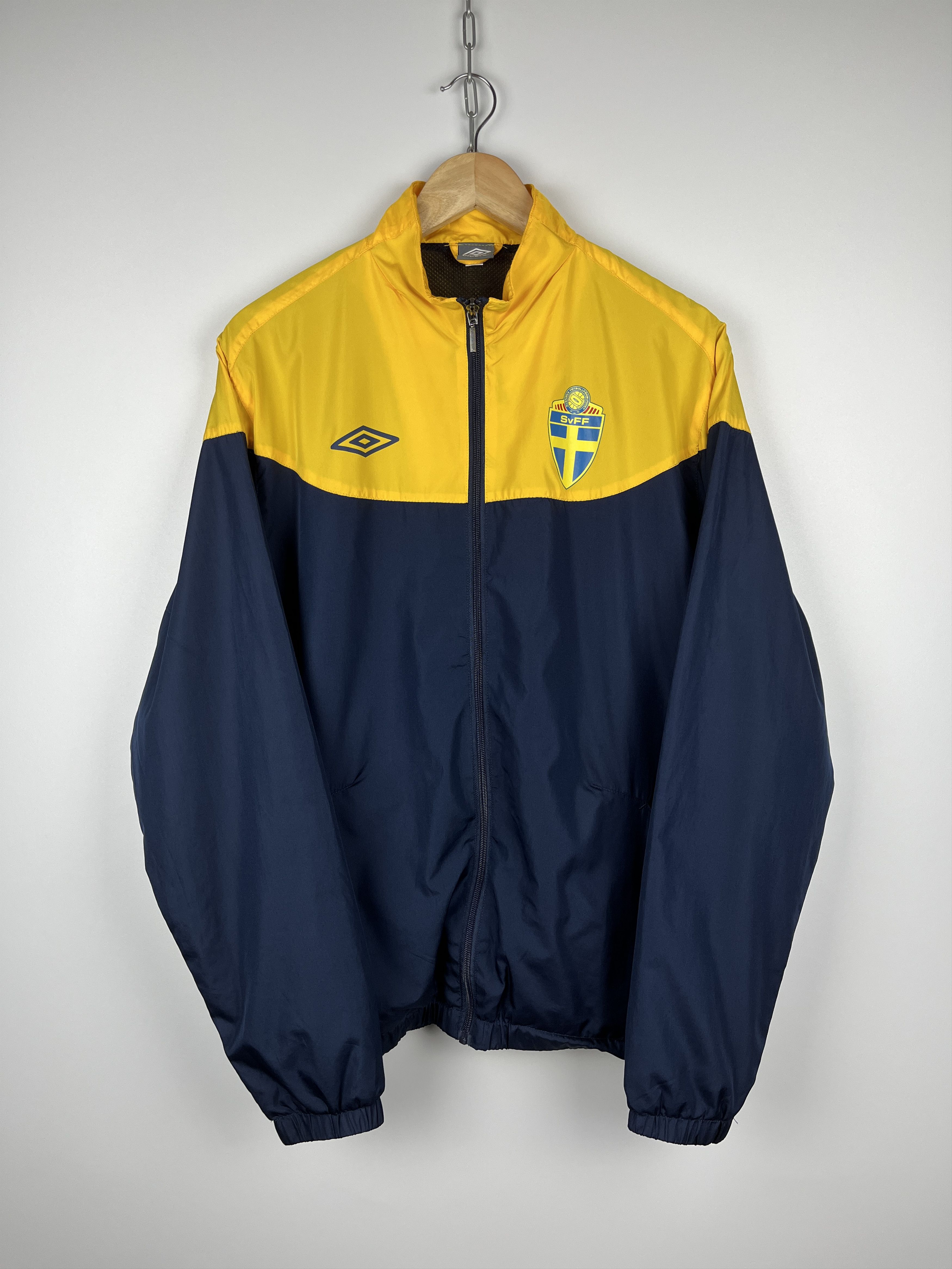 Umbro Umbro Sweden SvFF 2011 - 2012 Soccer Training Track Jacket Size US L / EU 52-54 / 3 - 10 Thumbnail