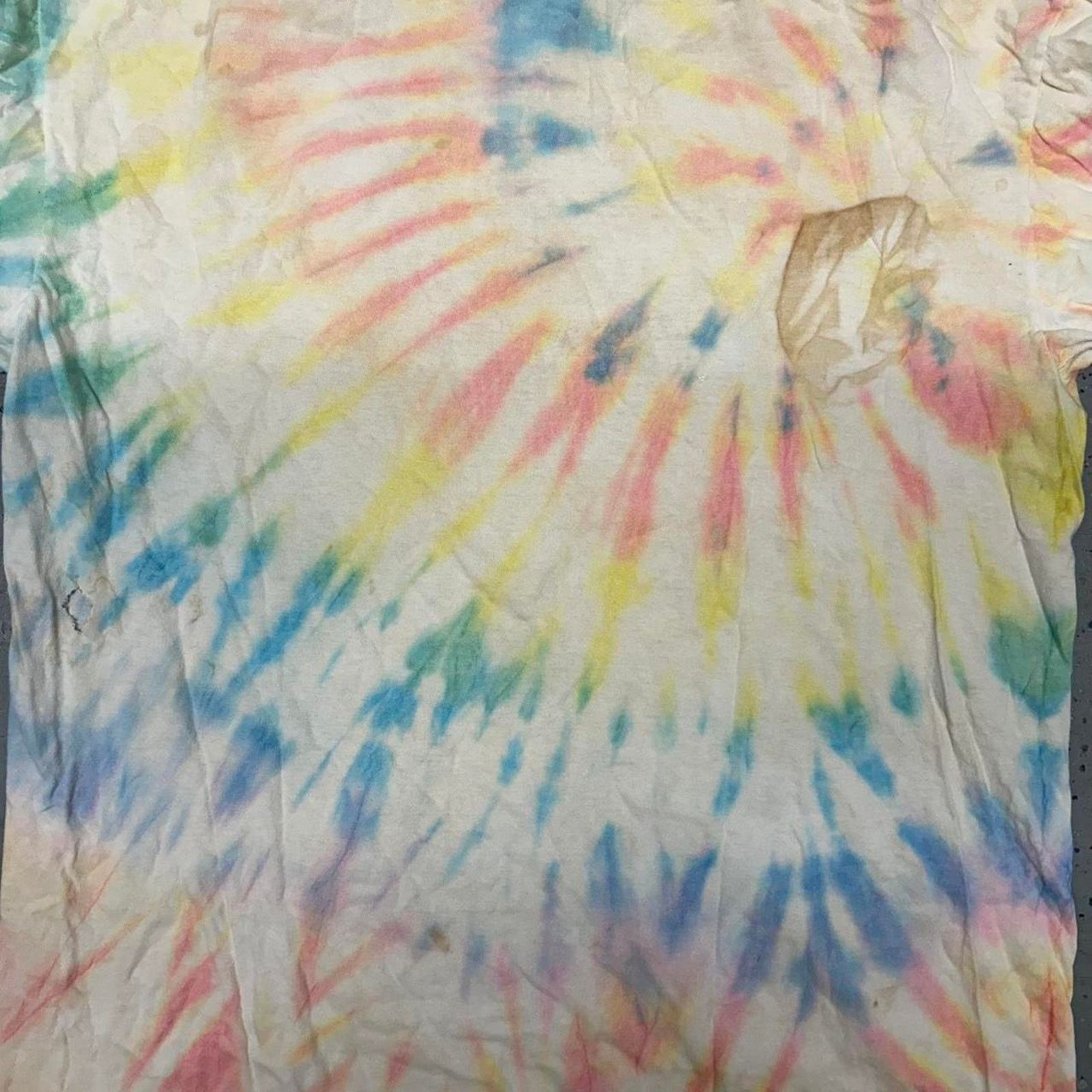 Other VTG Distressed Multi-coloured cotton tie-dye tee Size US XL / EU 56 / 4 - 7 Thumbnail