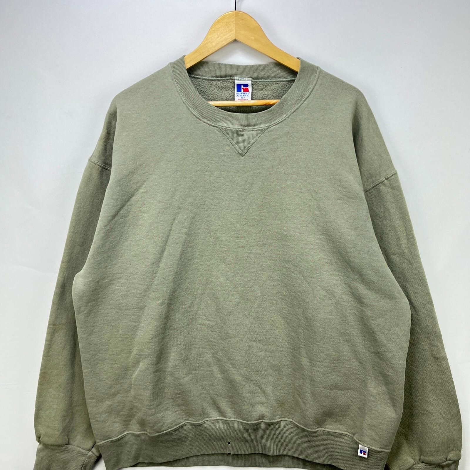 Russell Athletic Vintage 90s Russell Athletic Pistachio Faded Sweatshirt XL Size US XL / EU 56 / 4 - 2 Thumbnail