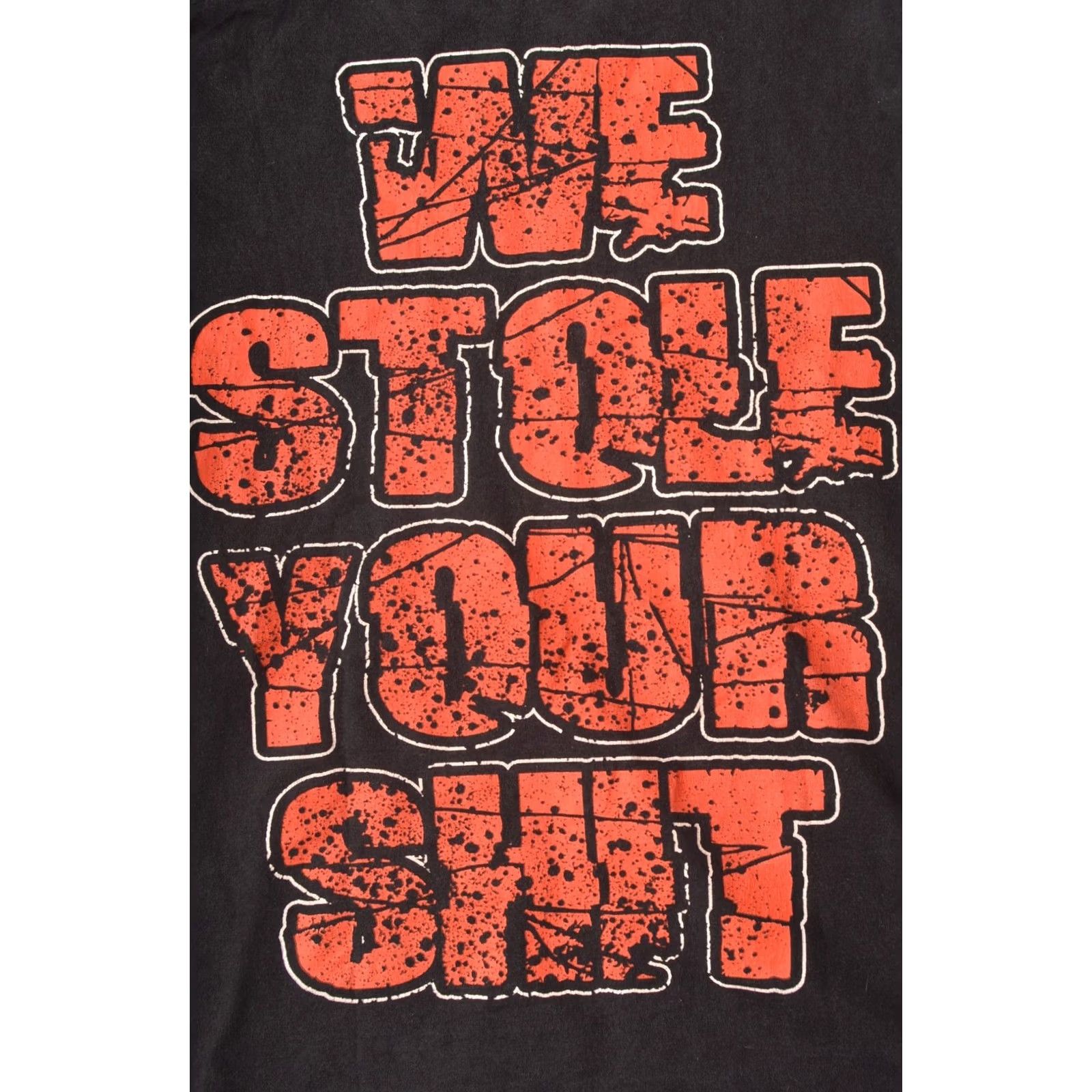 Fruit Of The Loom Fruit of the Loom Swashbuckle We Stole Your S**t Vintage Metal T-Shirt M Black Mens XS? Size US M / EU 48-50 / 2 - 7 Thumbnail