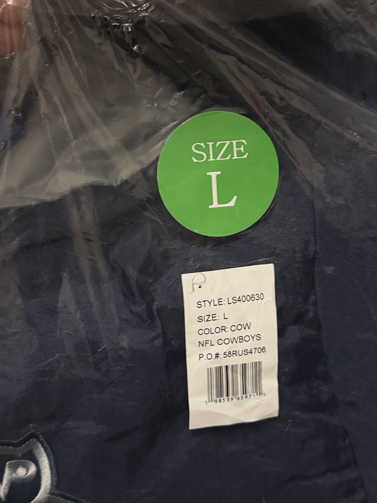 Drake OVO x NFL DALLAS COWBOYS STARTER® SIDELINE PUFFER JACKET Size US L / EU 52-54 / 3 - 14 Thumbnail