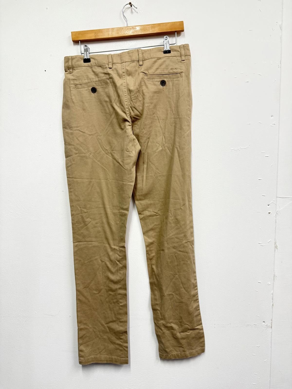 FatFace Fat Face Tapered Chino Trousers in Beige, Size 12 Size US 32 / EU 48 - 4 Thumbnail