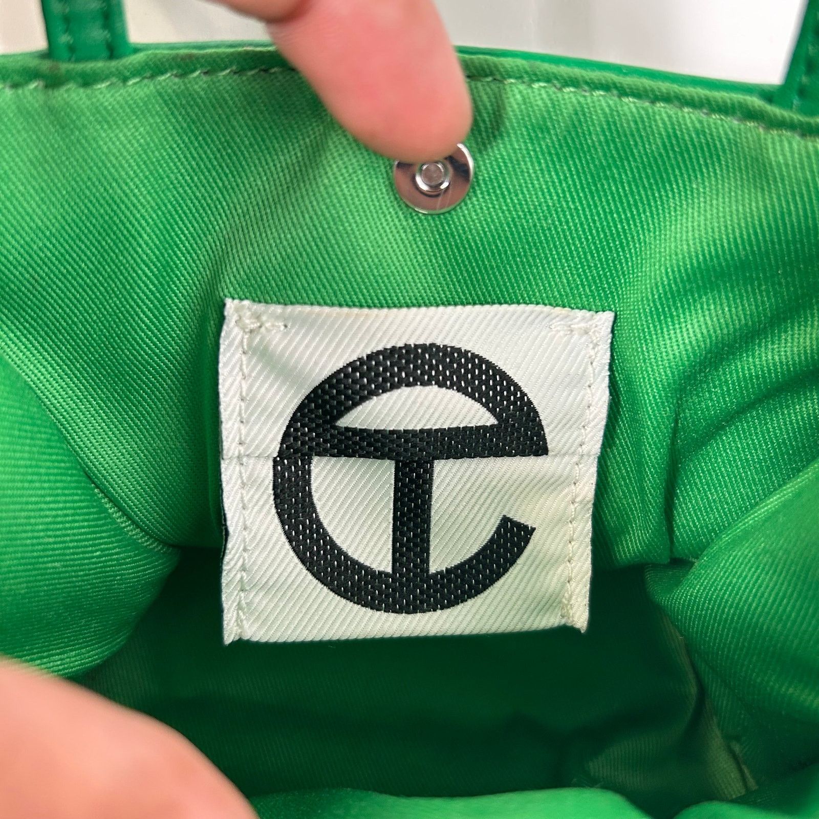 Telfar Telfar Green Small Shopping Bag Size ONE SIZE - 6 Thumbnail