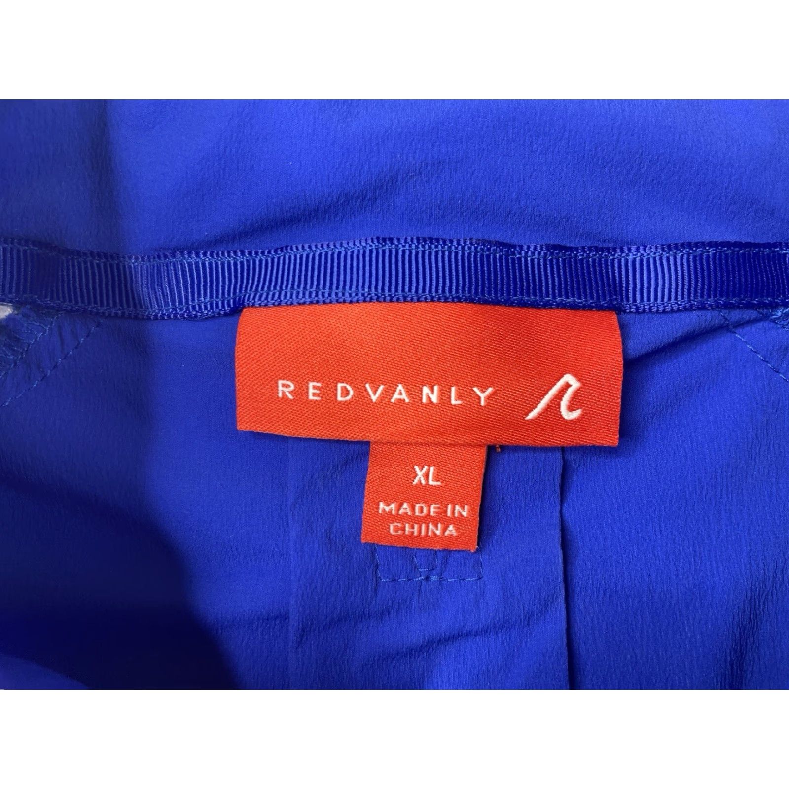 Vintage Redvanly Golf Jacket Full Zip Windbreaker Blue White Lightweight XL Mens Size US XL / EU 56 / 4 - 3 Thumbnail