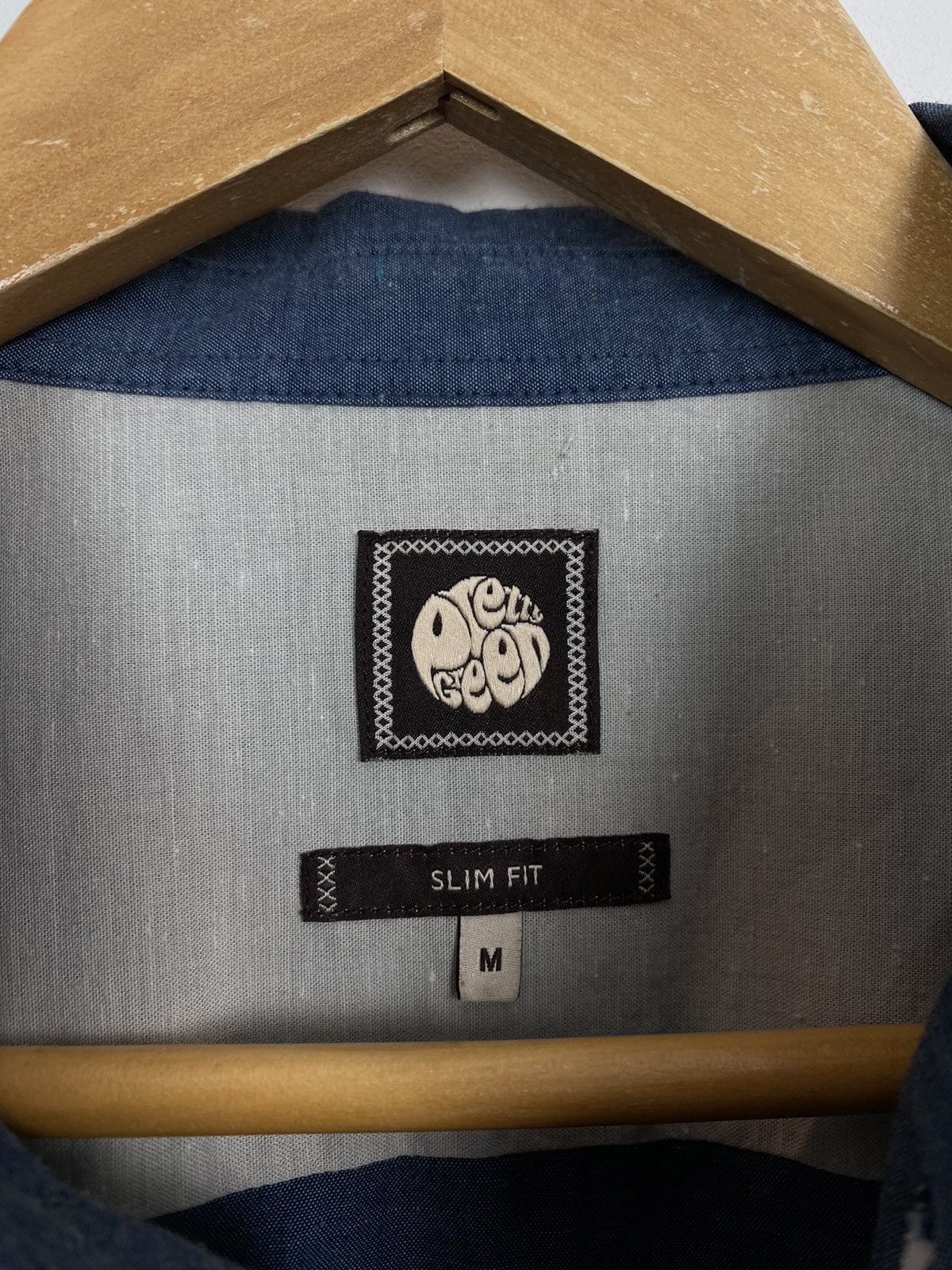 Pretty Green Pretty Green Long Sleeve Buttons Up Slim Fit Shirt Sz M Size US M / EU 48-50 / 2 - 5 Thumbnail
