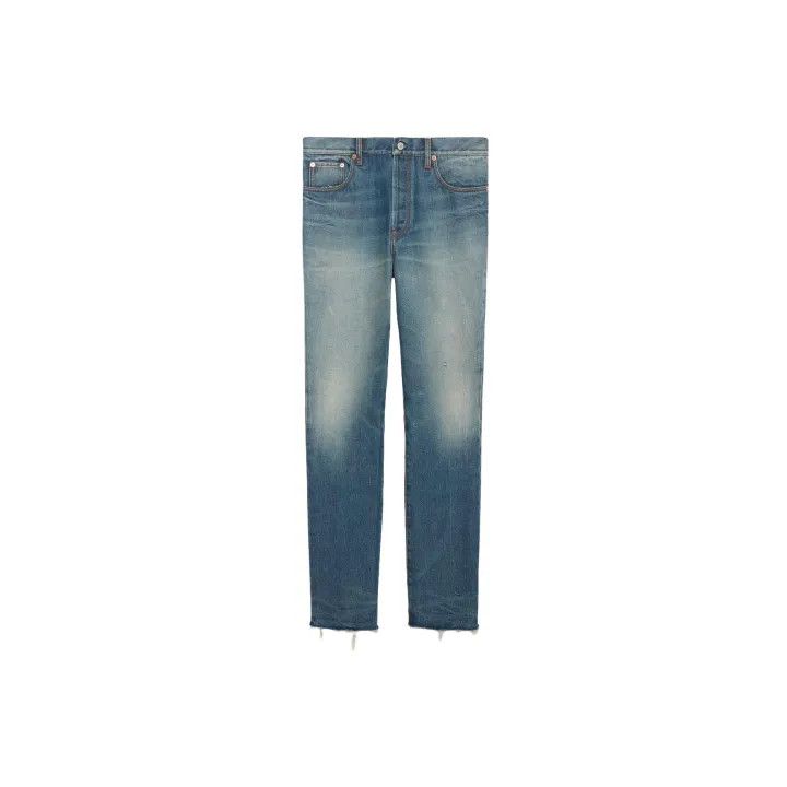 Gucci Casual Zipper Side Pocket Jeans for Men