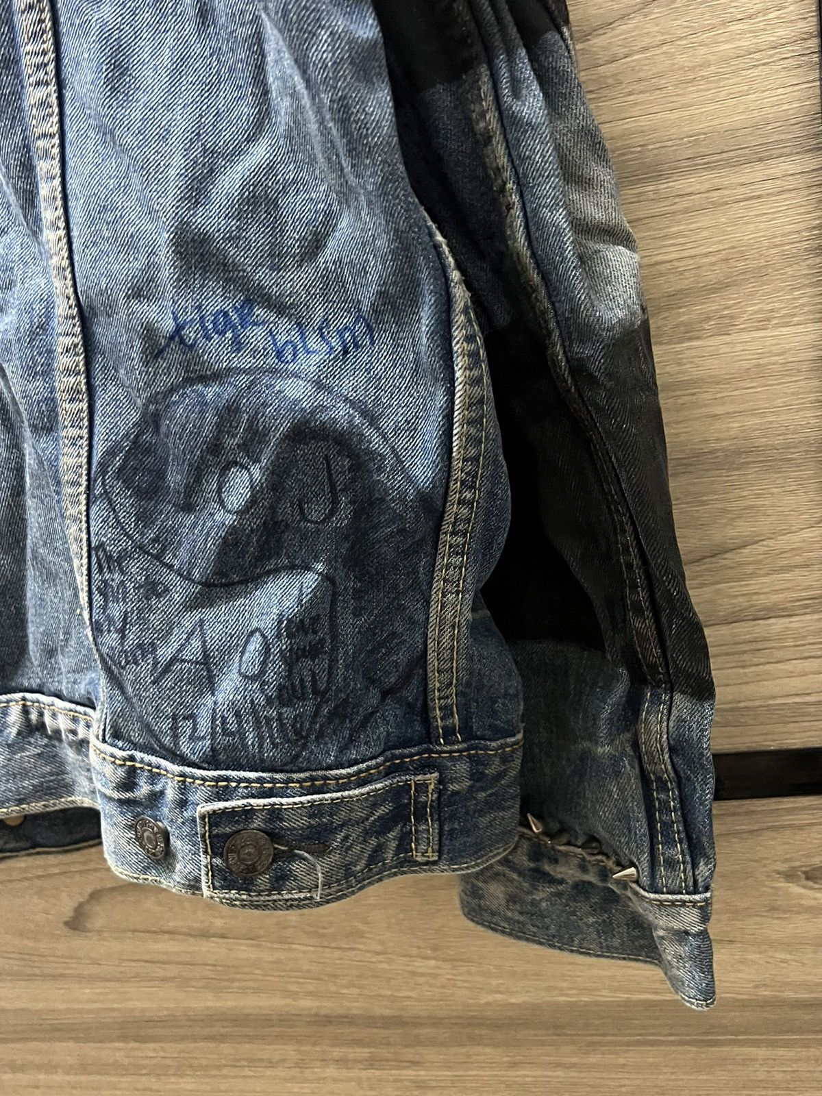 Levi's × Levi's Vintage Clothing × Punk and Yo Levi's vintage trucker denim with spikes punk rock Size US XL / EU 56 / 4 - 8 Thumbnail